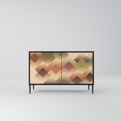 GEOMETRIC FUSION Dvoudveřová komoda