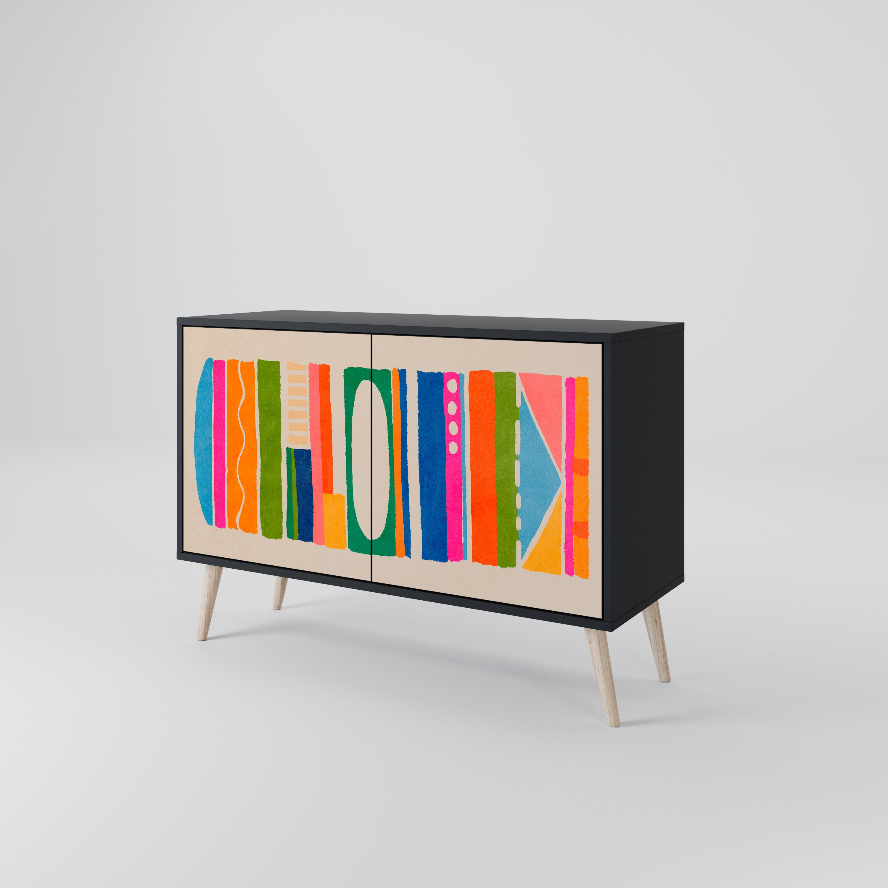 GEOMETRIC SHINE 2-Door Sideboard