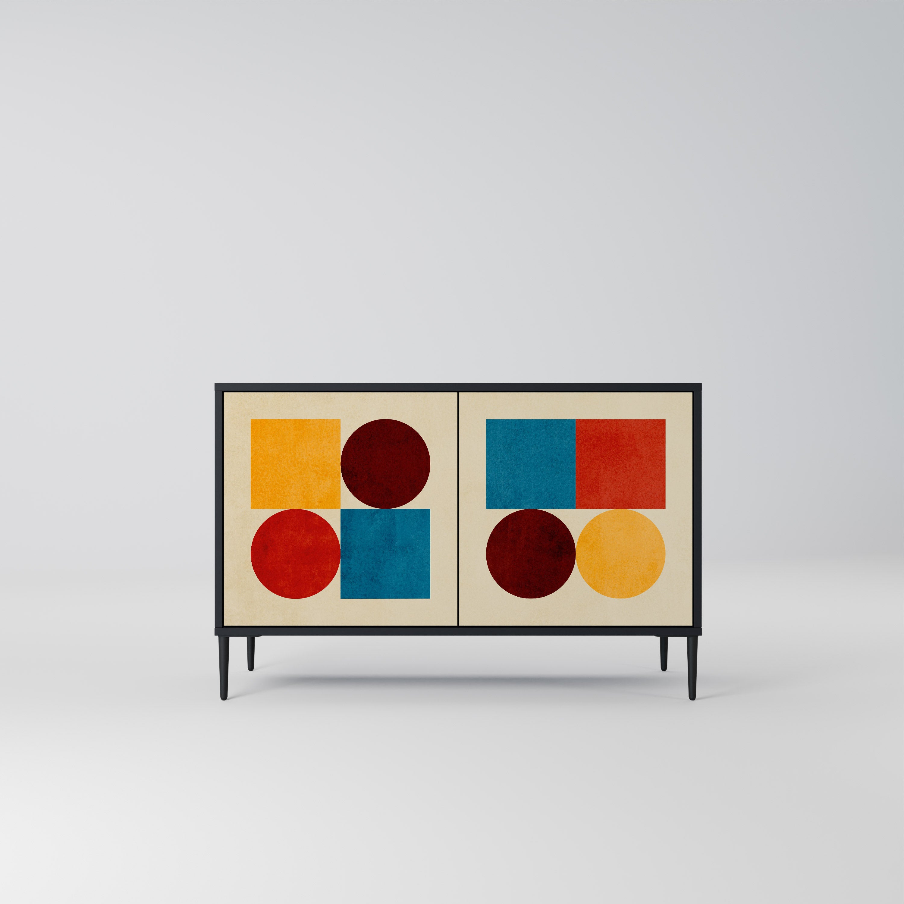 GEOMETRIC PUZZLE 2-Door Sideboard
