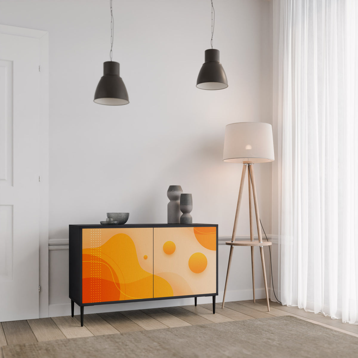 ORANGE ARRANGEMENT Dvoudveřová komoda