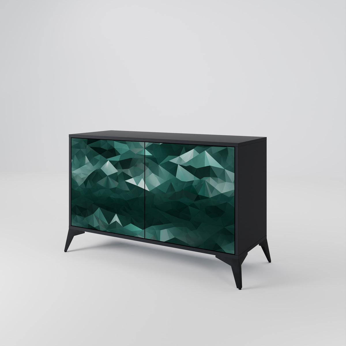 POLYGONAL FLOATING Dvoudveřová komoda