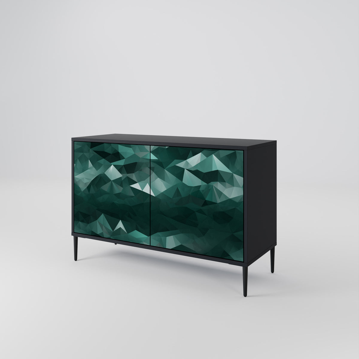 POLYGONAL FLOATING Dvoudveřová komoda