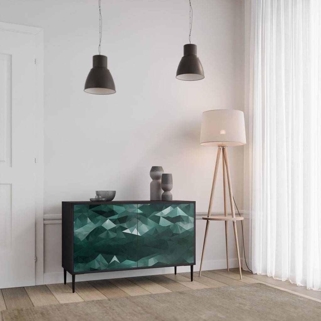 POLYGONAL FLOATING 2-Door Sideboard