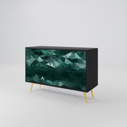 POLYGONAL FLOATING Dvoudveřová komoda