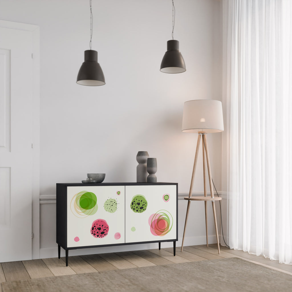 COLORFUL COSMOS 2-Door Sideboard