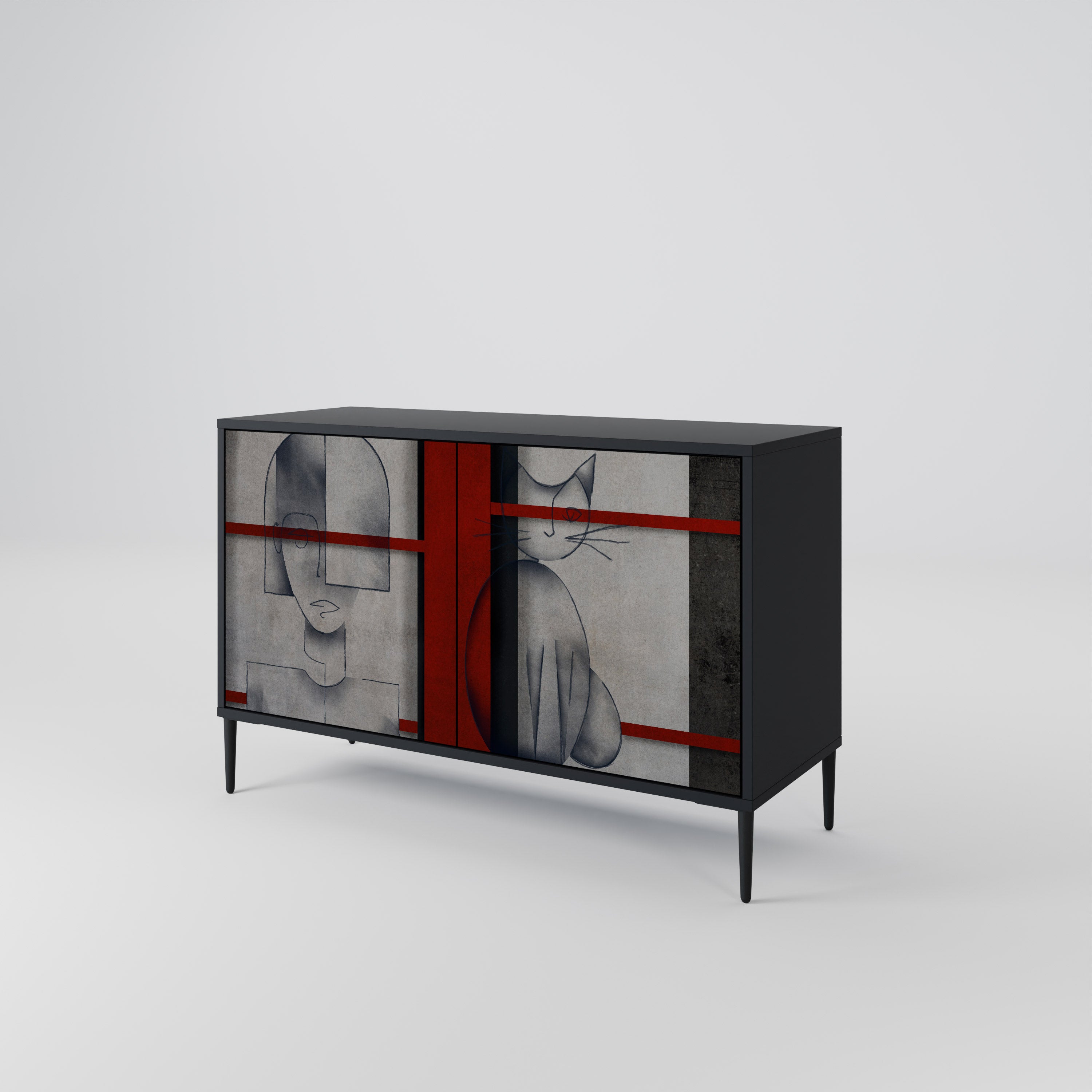 GRAY FIGURES 2-Door Sideboard