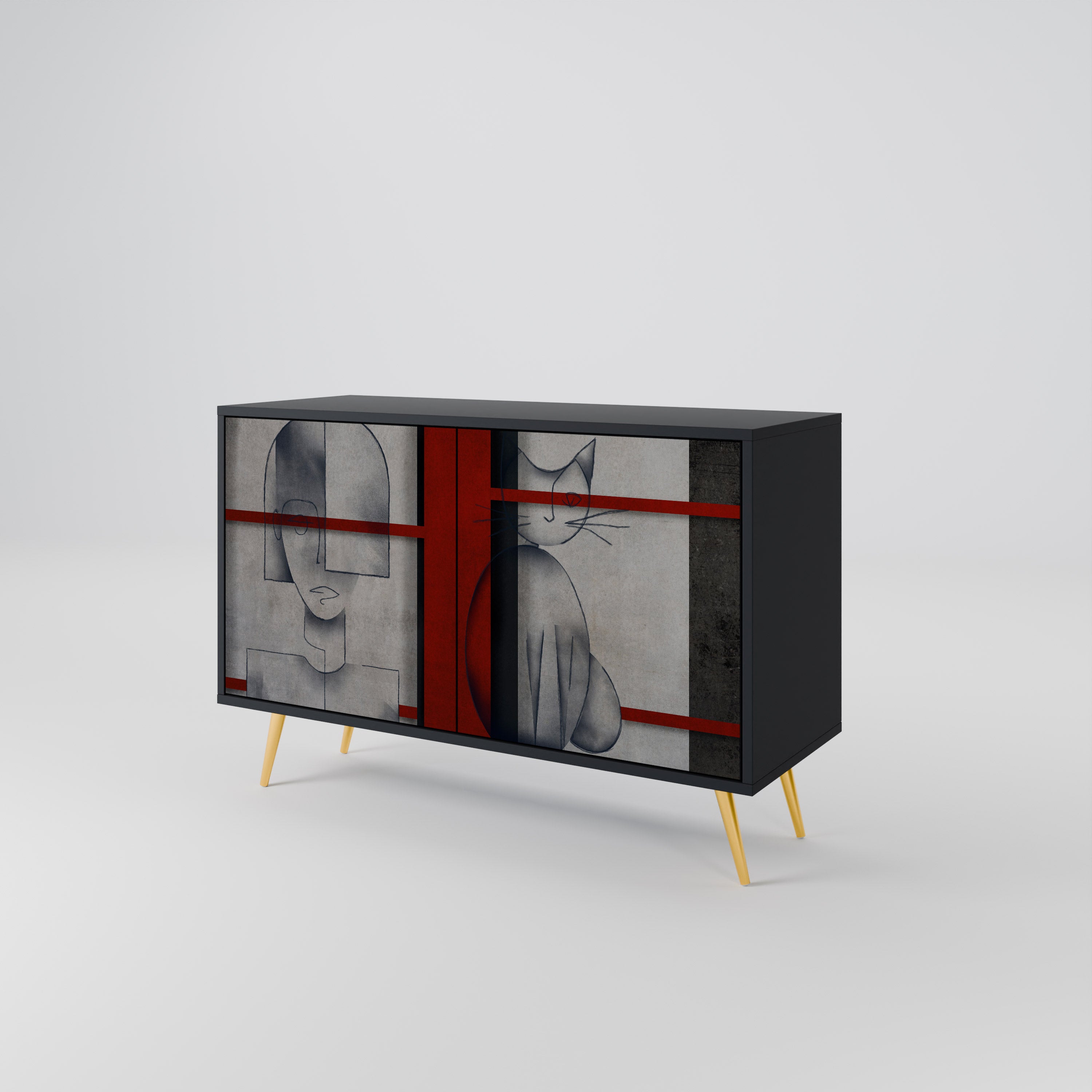 GRAY FIGURES 2-Door Sideboard