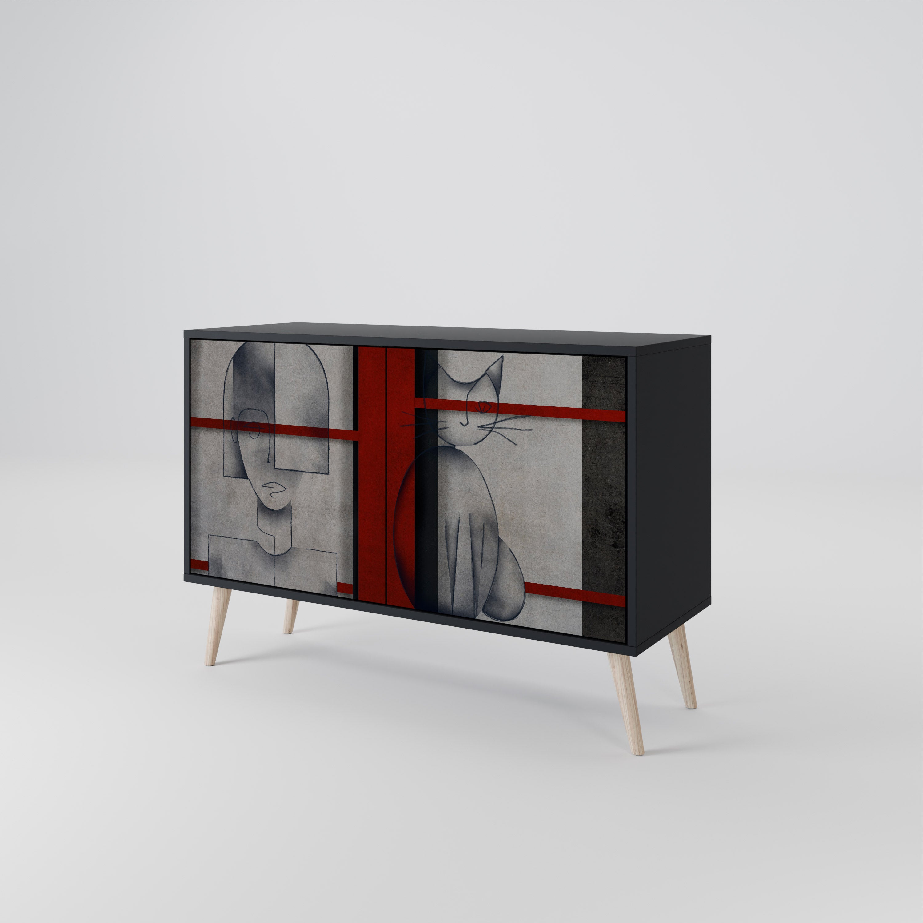 GRAY FIGURES 2-Door Sideboard