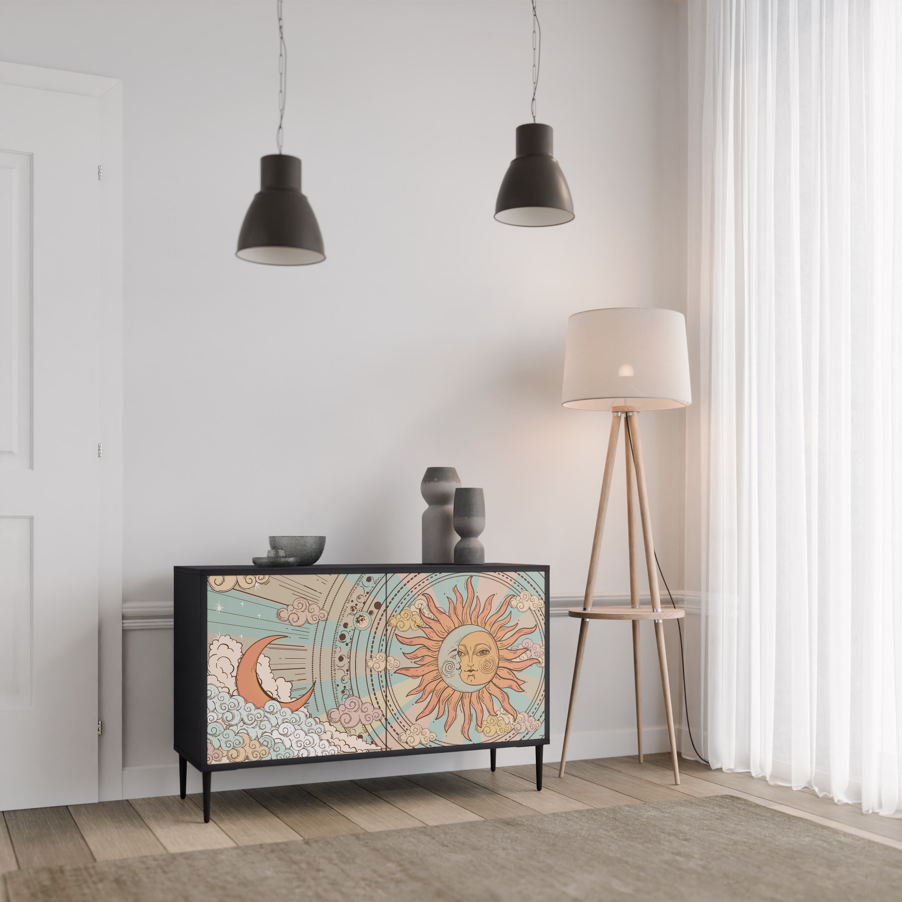 MYSTICAL STRUCTURE 2-Door Sideboard