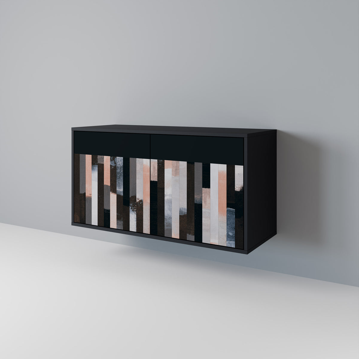 COLLAGE OF RECTANGLES Dvoudveřová komoda
