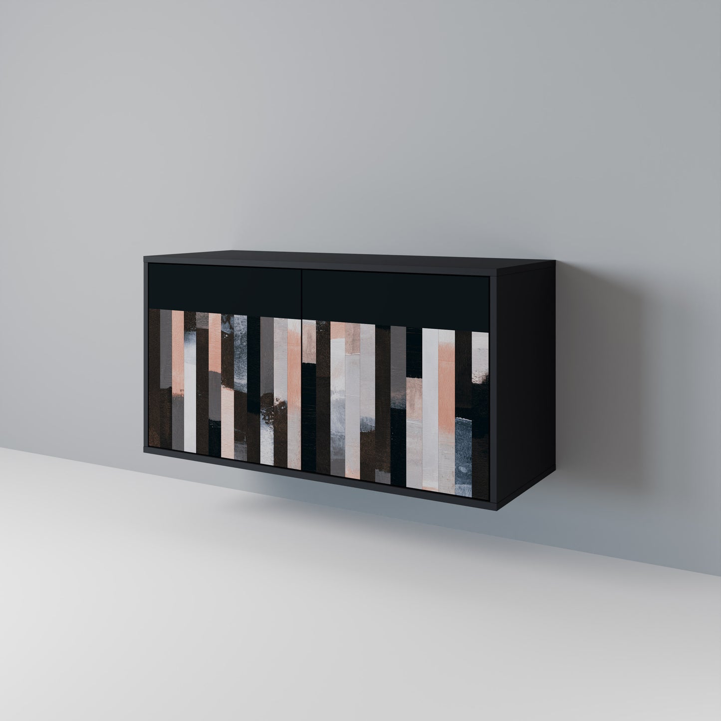 COLLAGE OF RECTANGLES Dvoudveřová komoda