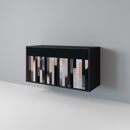 COLLAGE OF RECTANGLES Dvoudveřová komoda