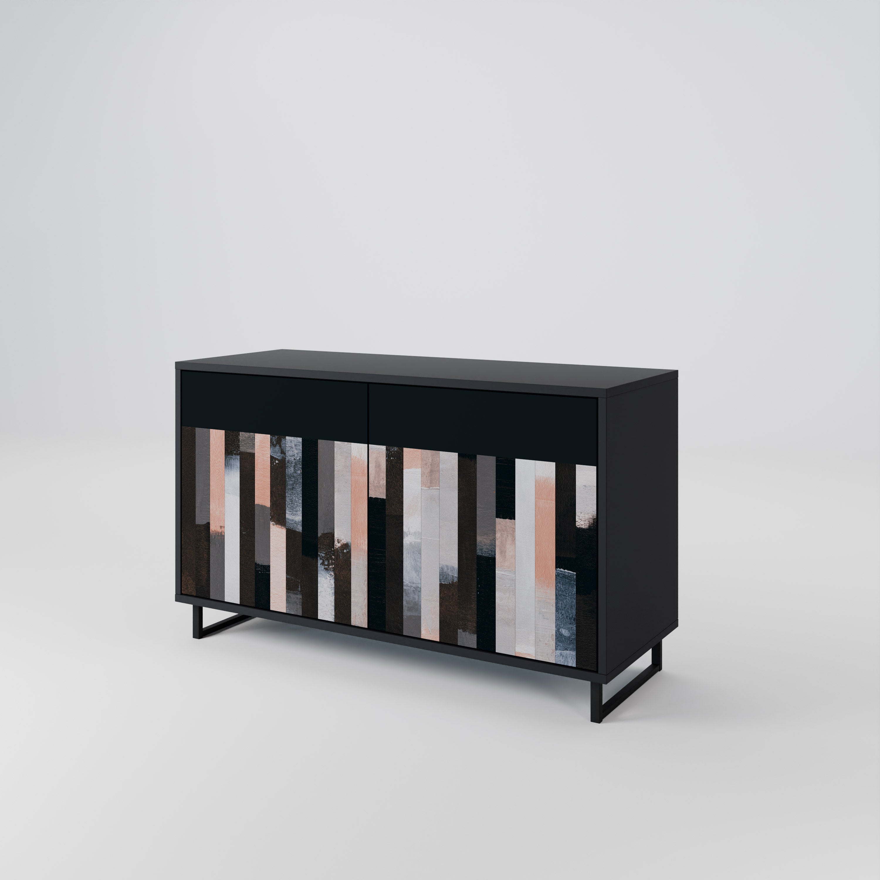 COLLAGE OF RECTANGLES 2-Door Sideboard