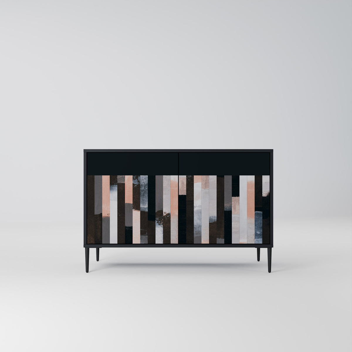 COLLAGE OF RECTANGLES Dvoudveřová komoda