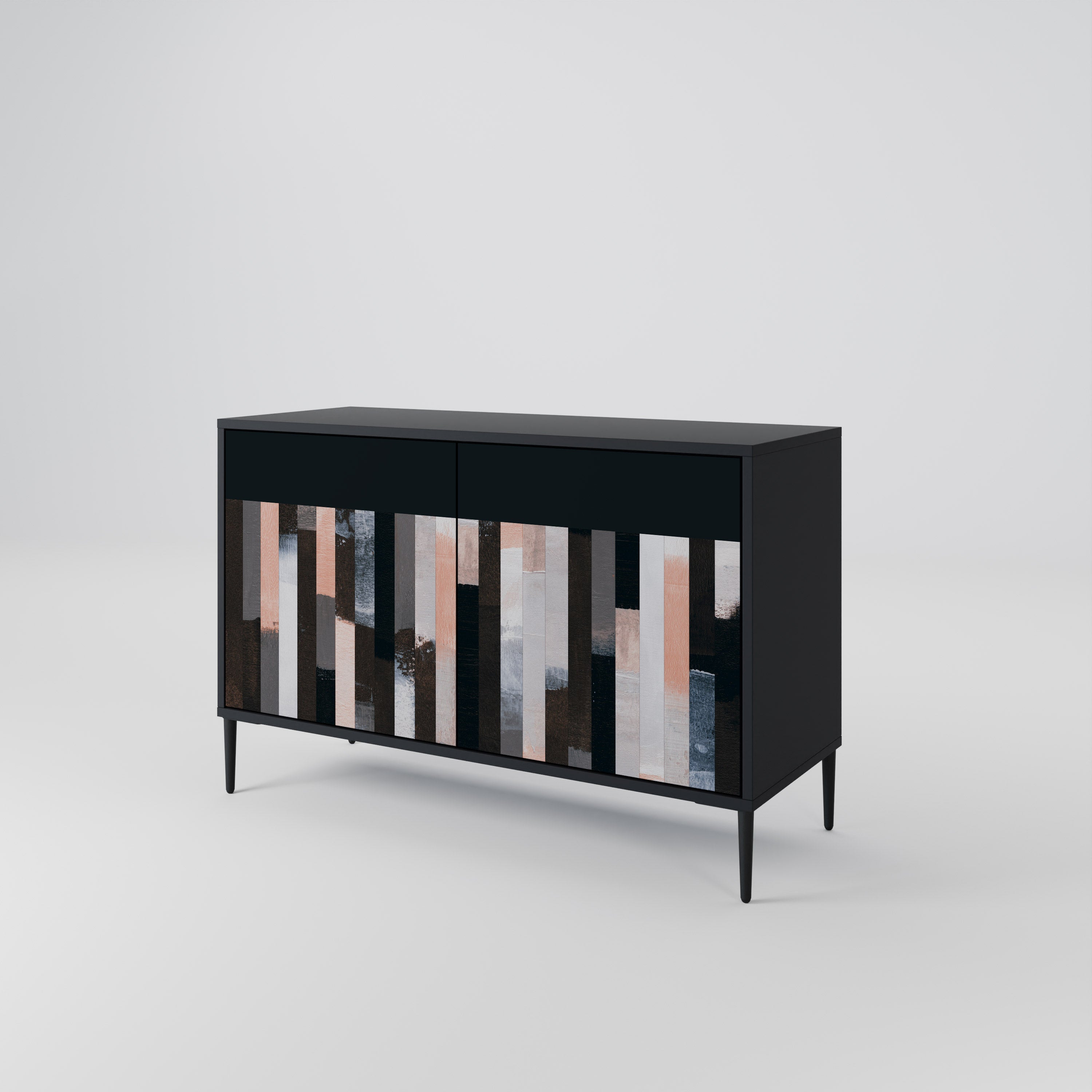 COLLAGE OF RECTANGLES 2-Door Sideboard