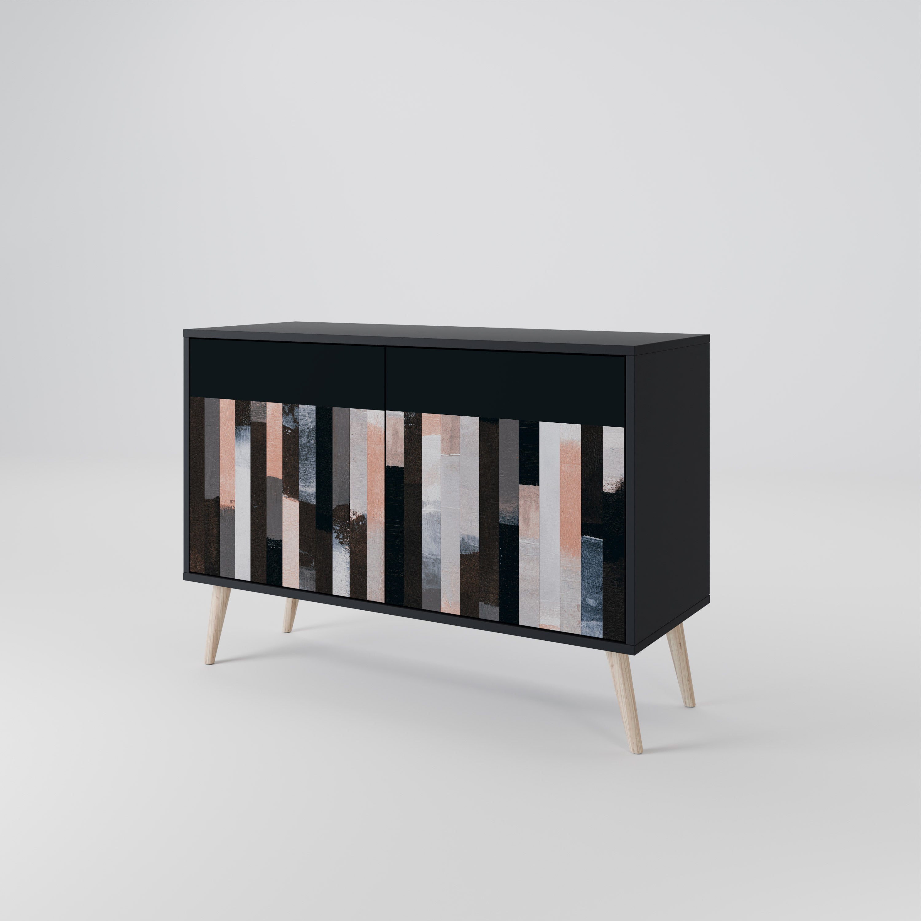 COLLAGE OF RECTANGLES 2-Door Sideboard