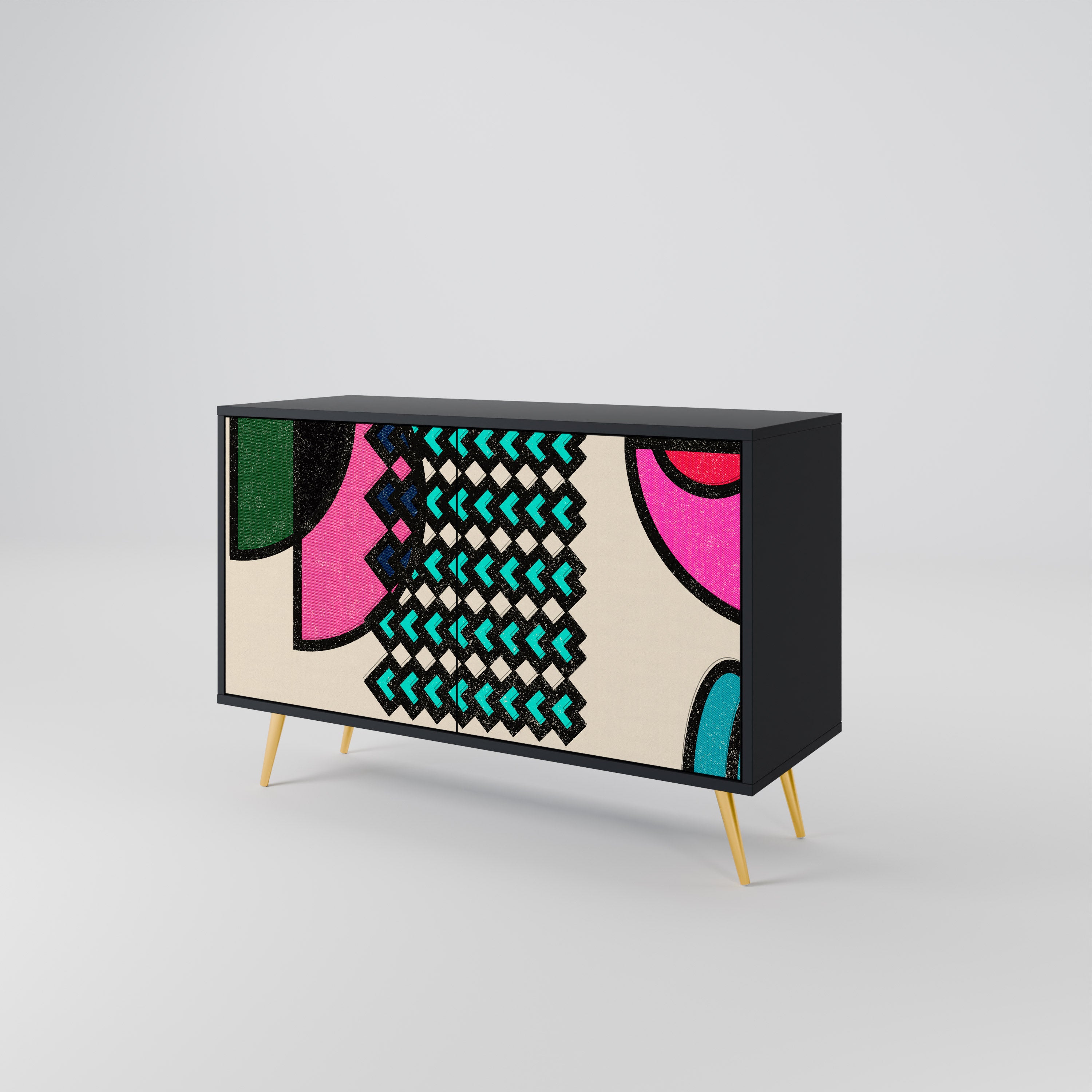 GEOMETRIC RHAPSODY 2-Door Sideboard