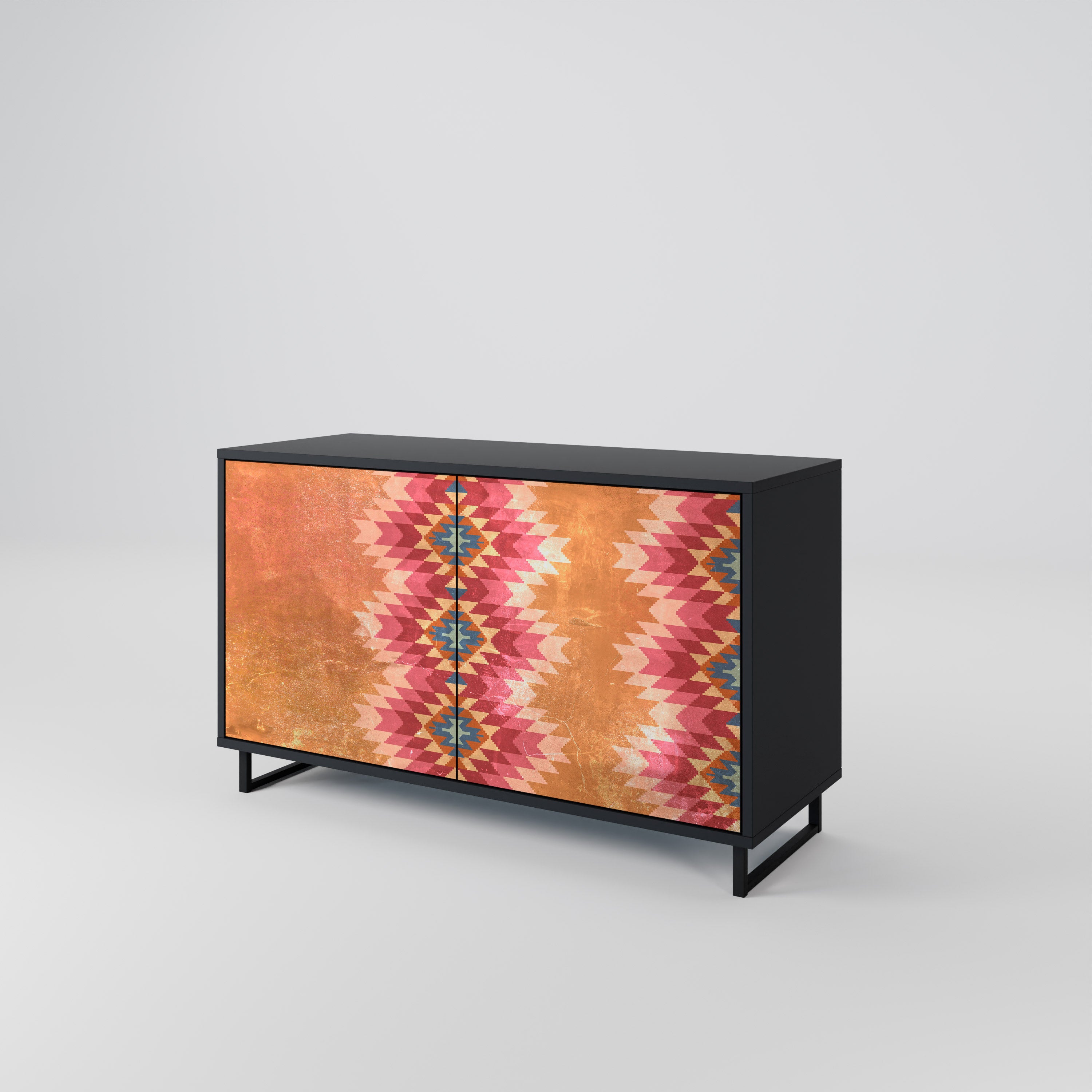 INDIAN FOLK 2-Door Sideboard