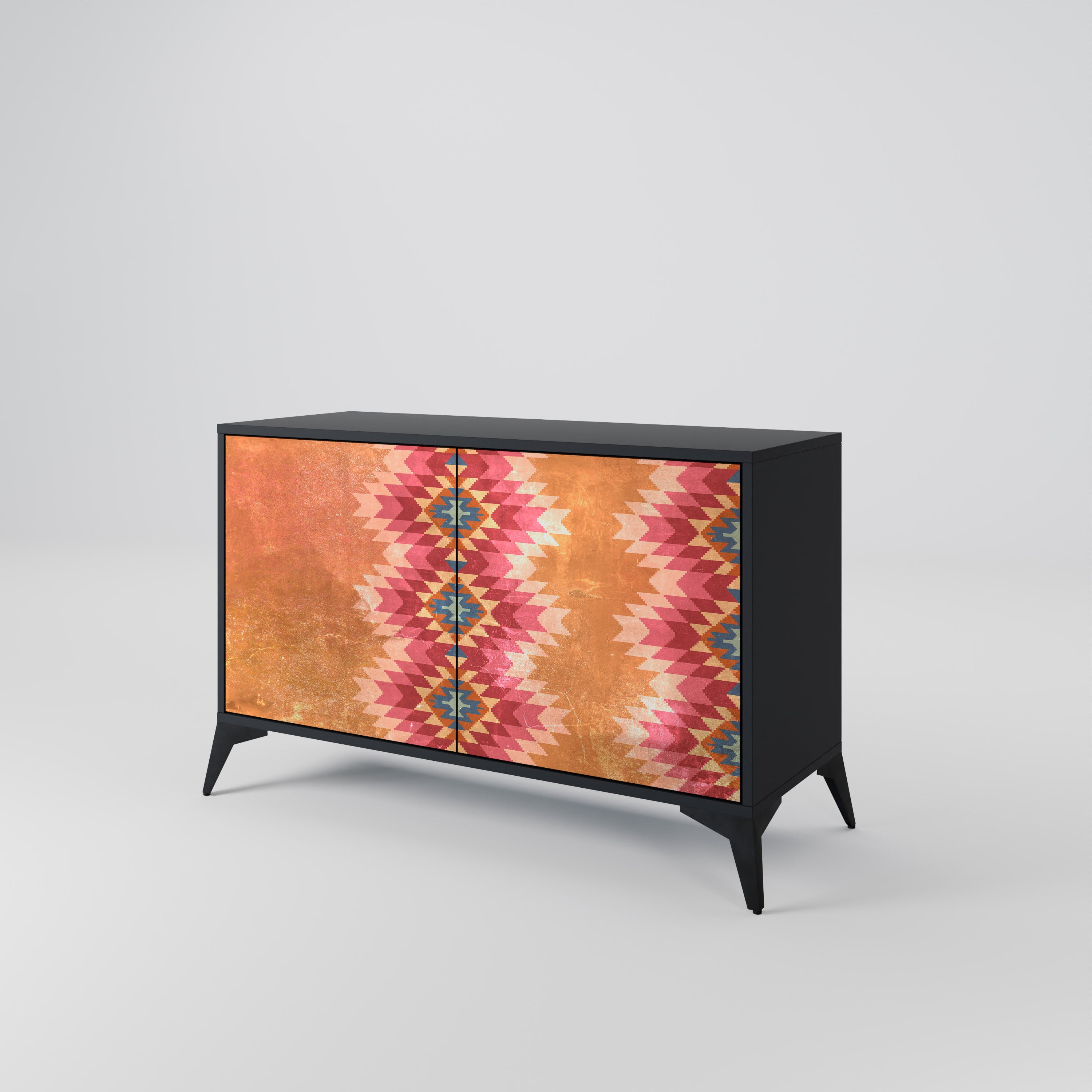 INDIAN FOLK 2-Door Sideboard