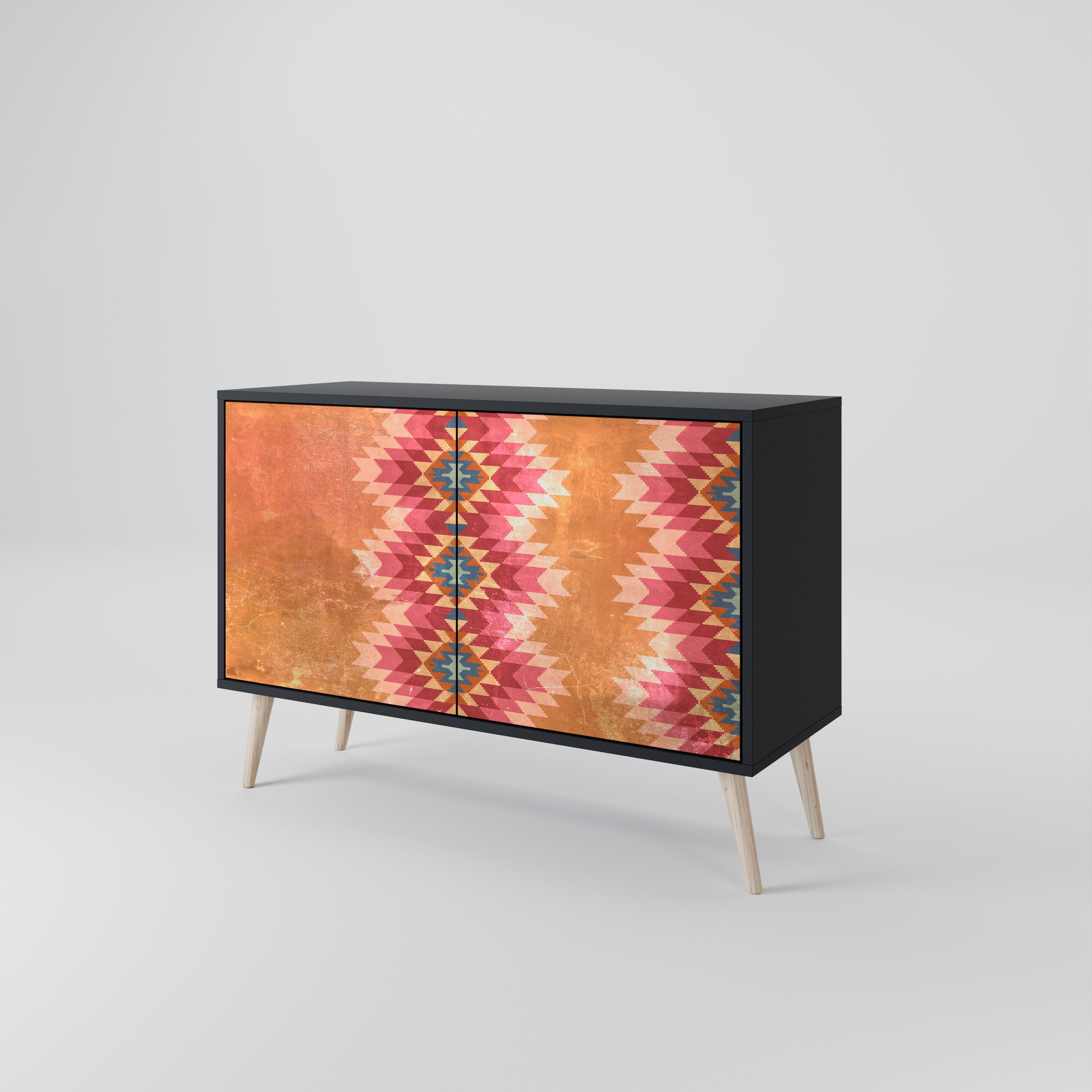 INDIAN FOLK 2-Door Sideboard