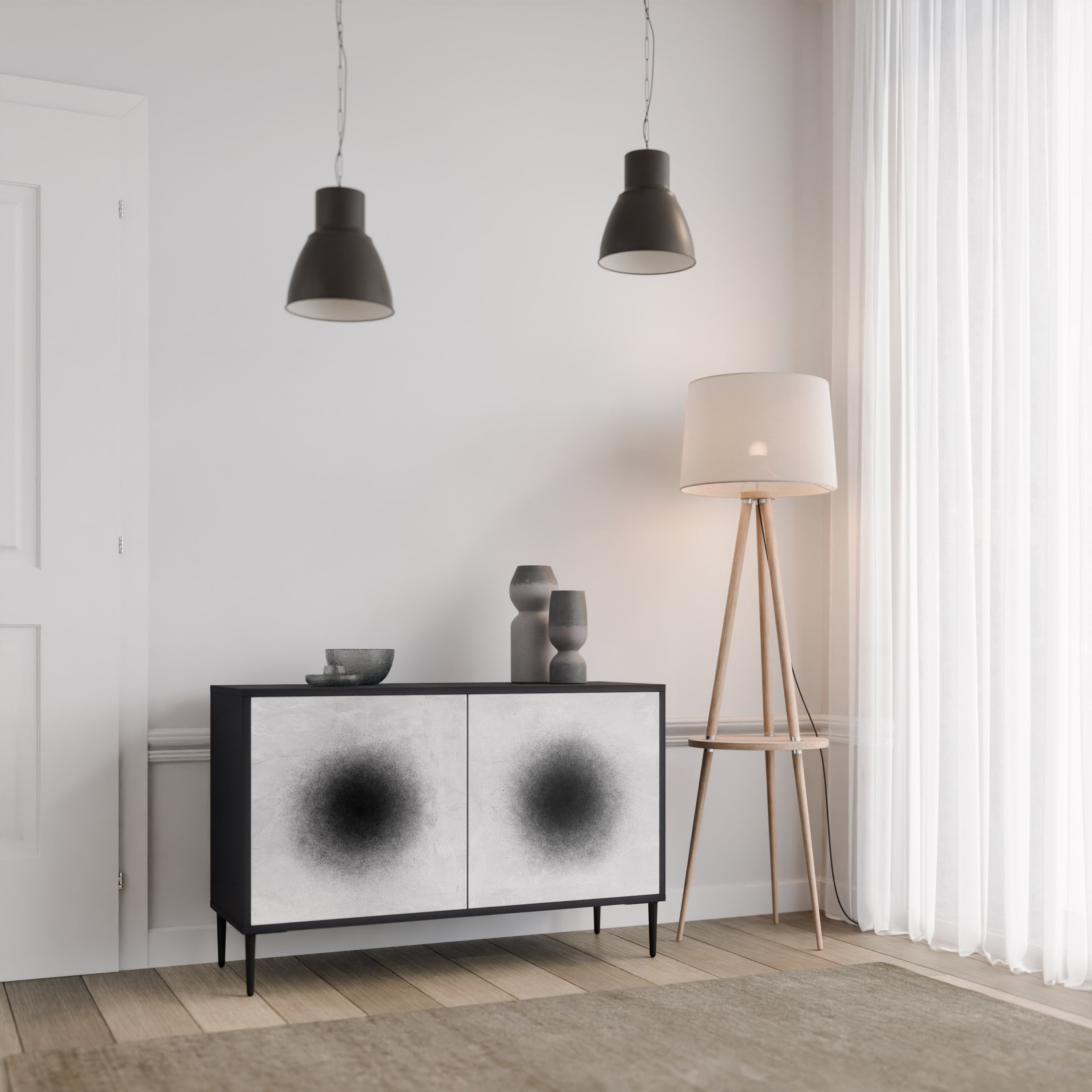 BLACK HOLE 2-Door Sideboard