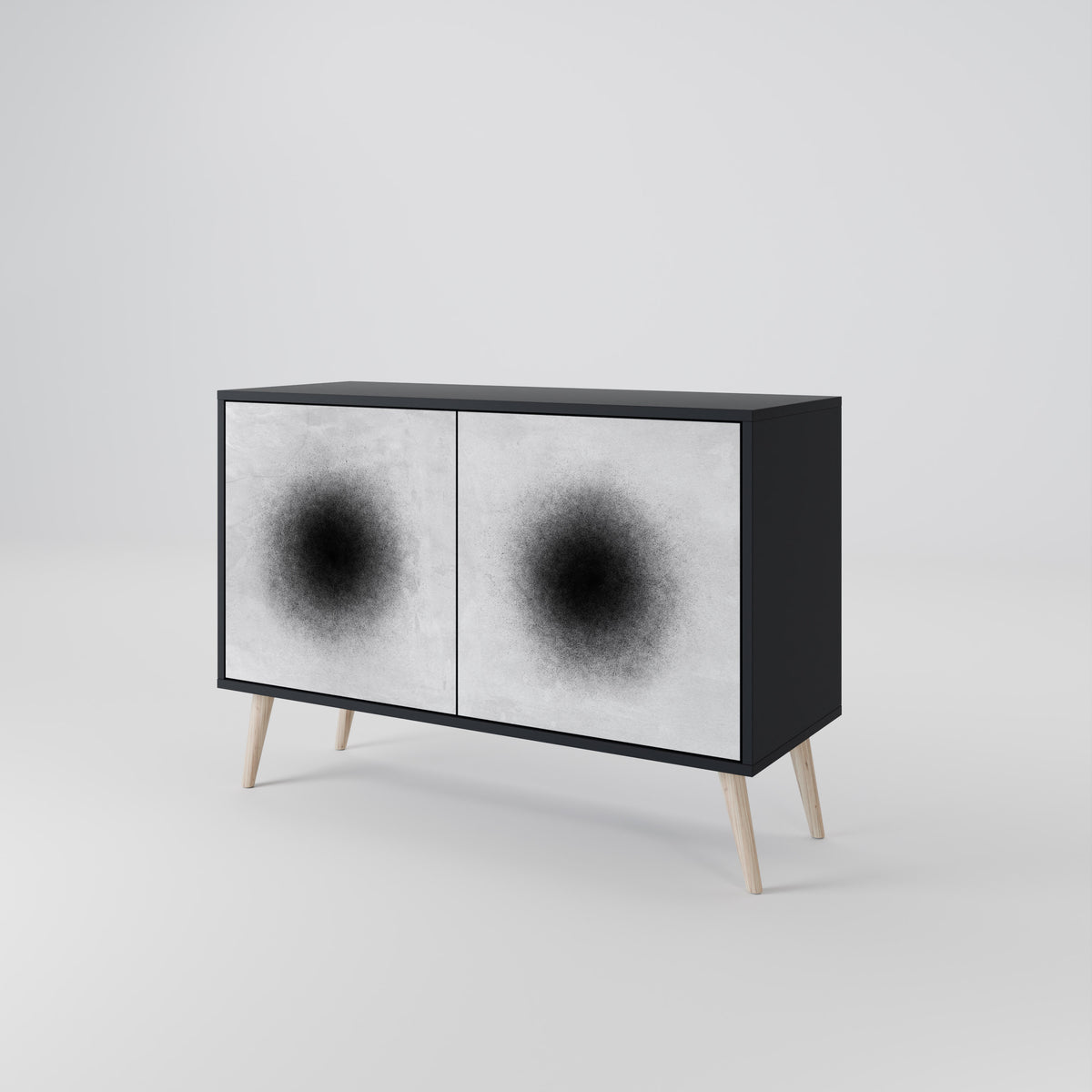 BLACK HOLE Dvoudveřová komoda