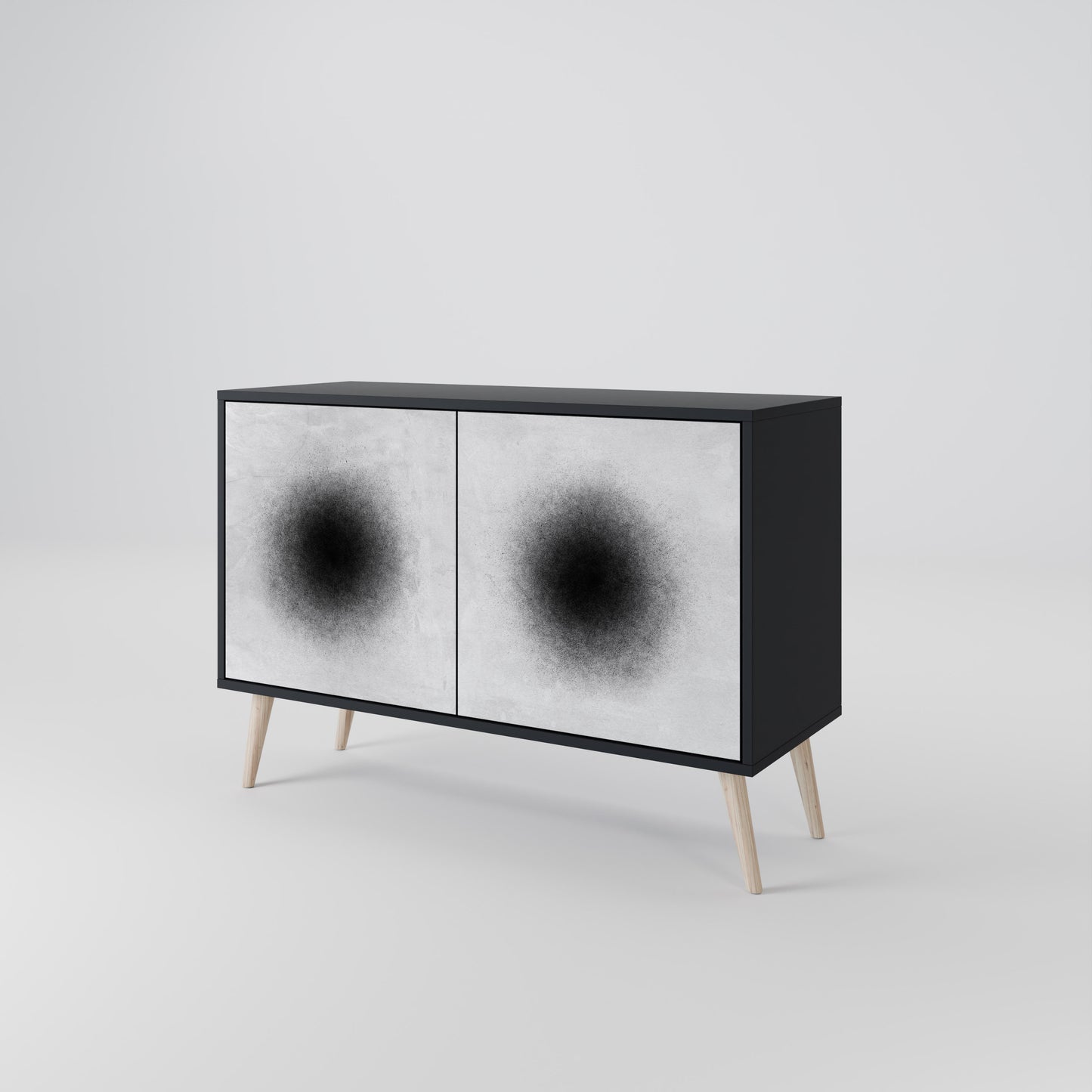 BLACK HOLE Dvoudveřová komoda