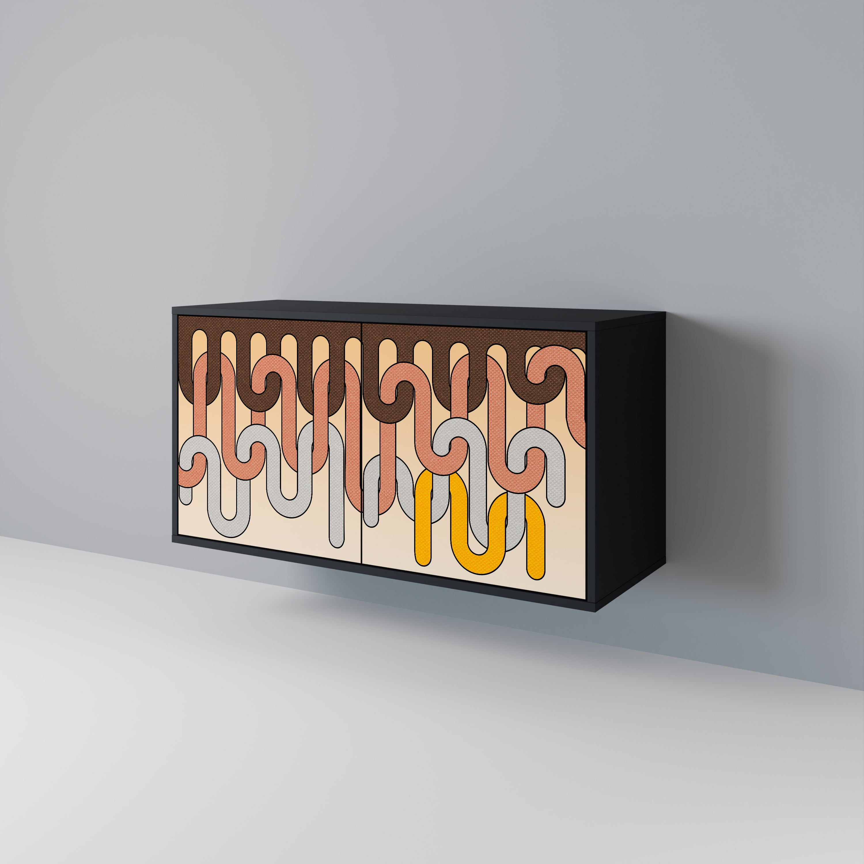 COLORFUL STRINGS 2-Door Sideboard