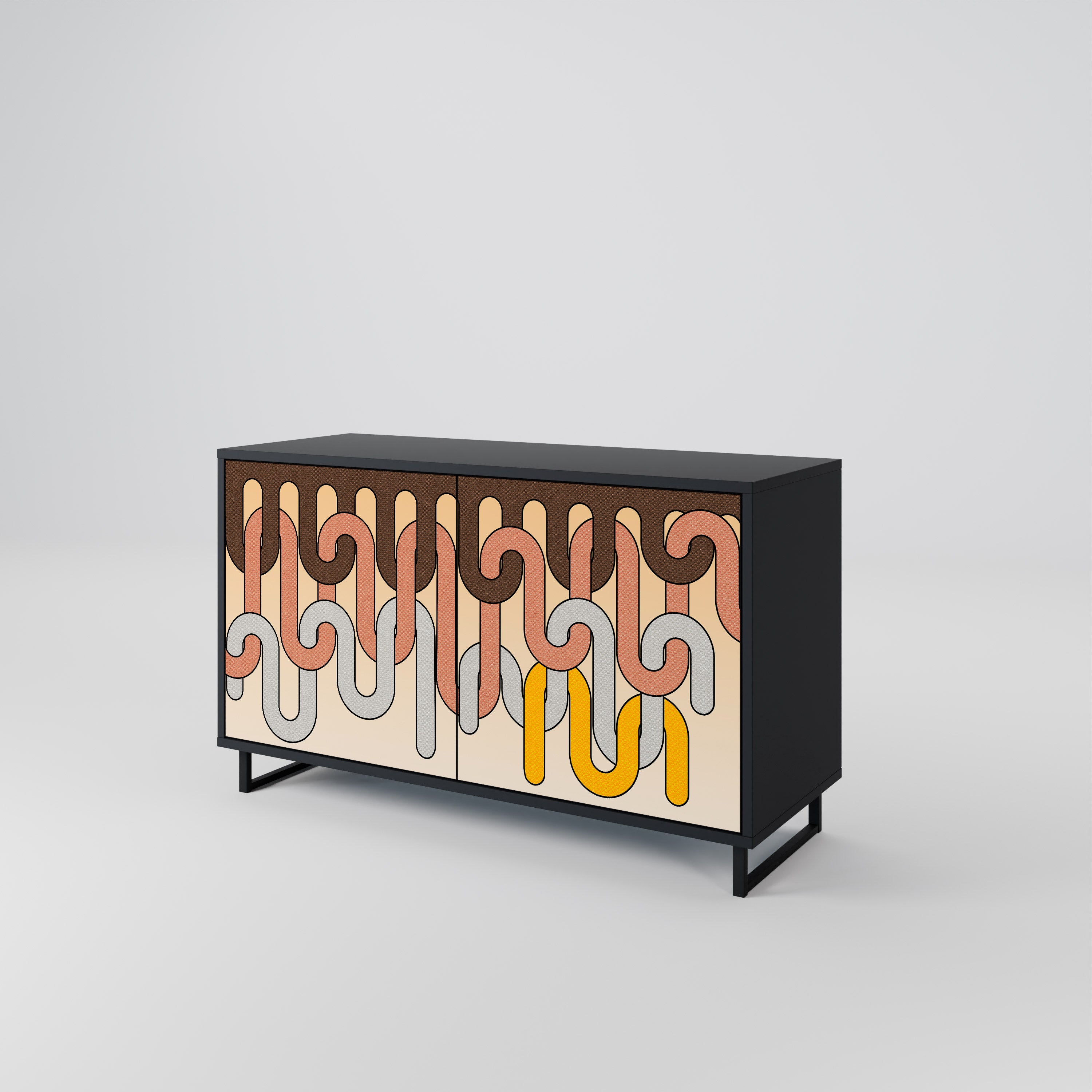 COLORFUL STRINGS 2-Door Sideboard