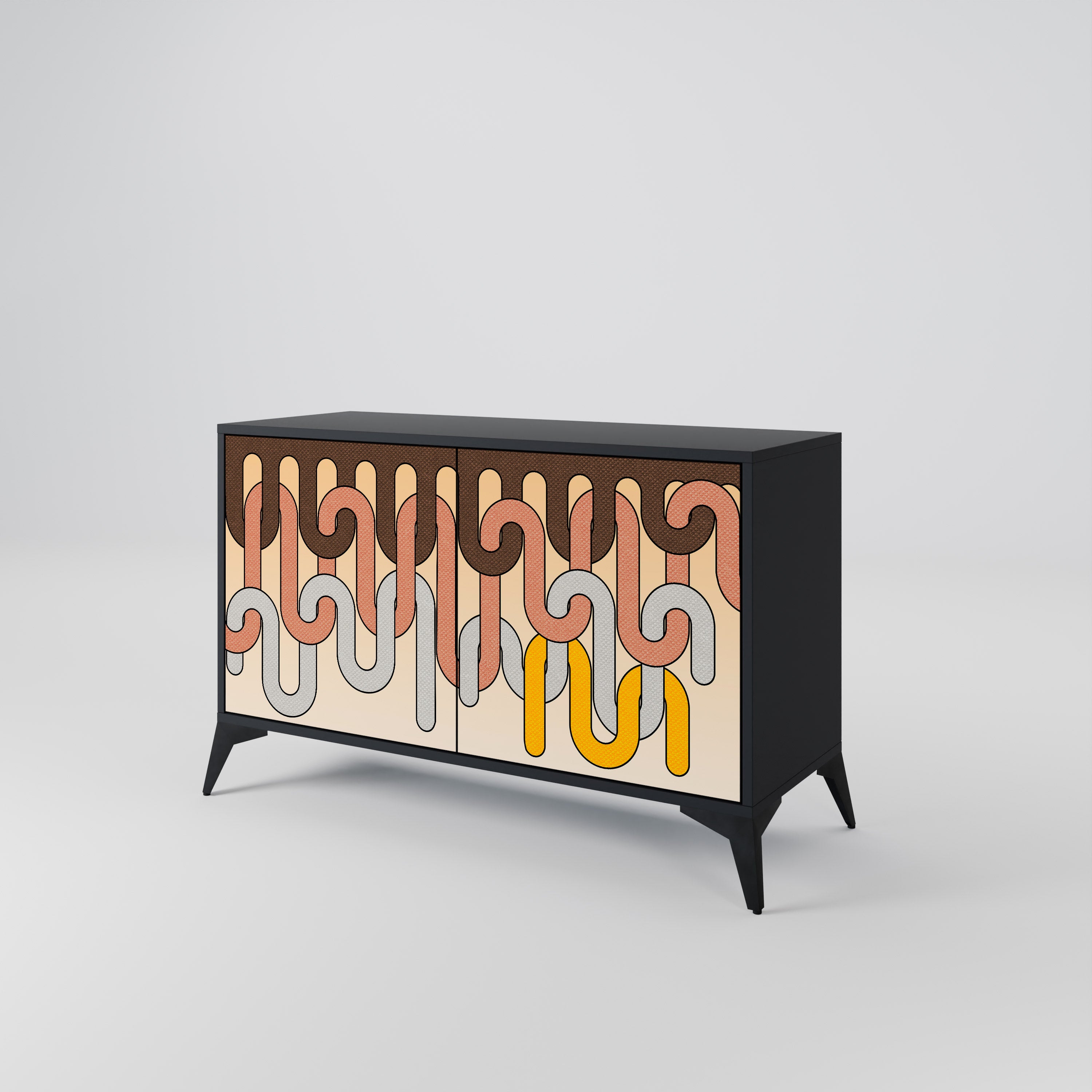 COLORFUL STRINGS 2-Door Sideboard
