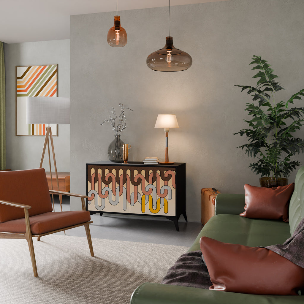 COLORFUL STRINGS 2-Door Sideboard