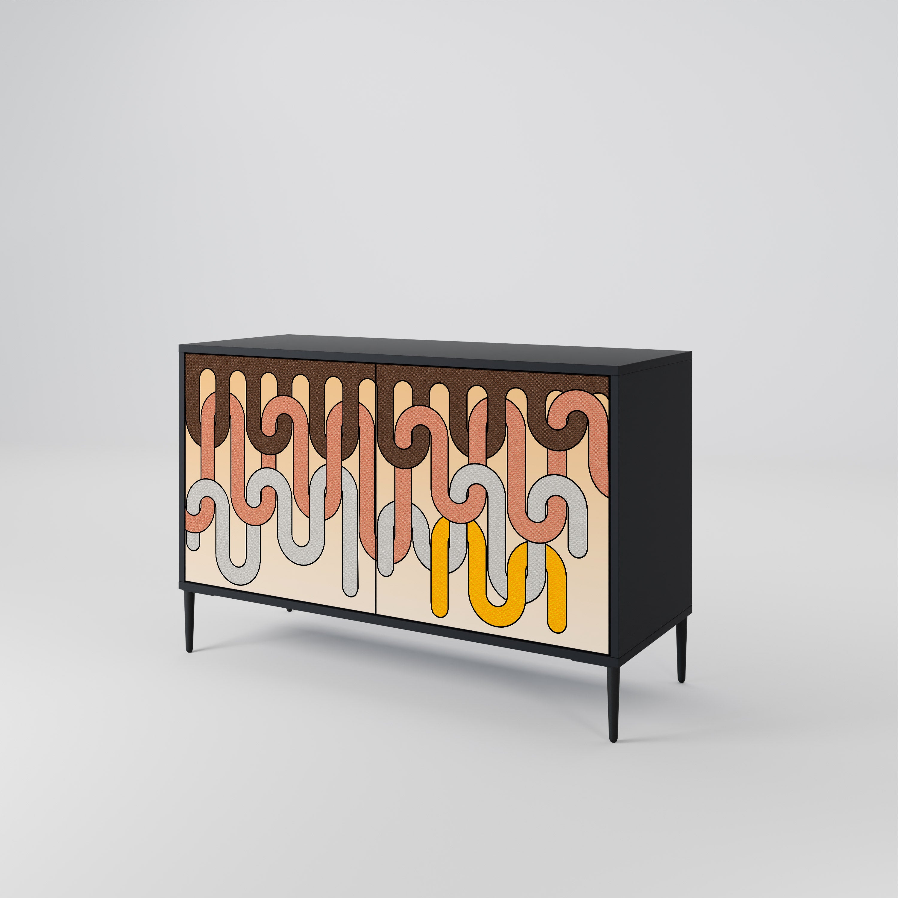 COLORFUL STRINGS 2-Door Sideboard