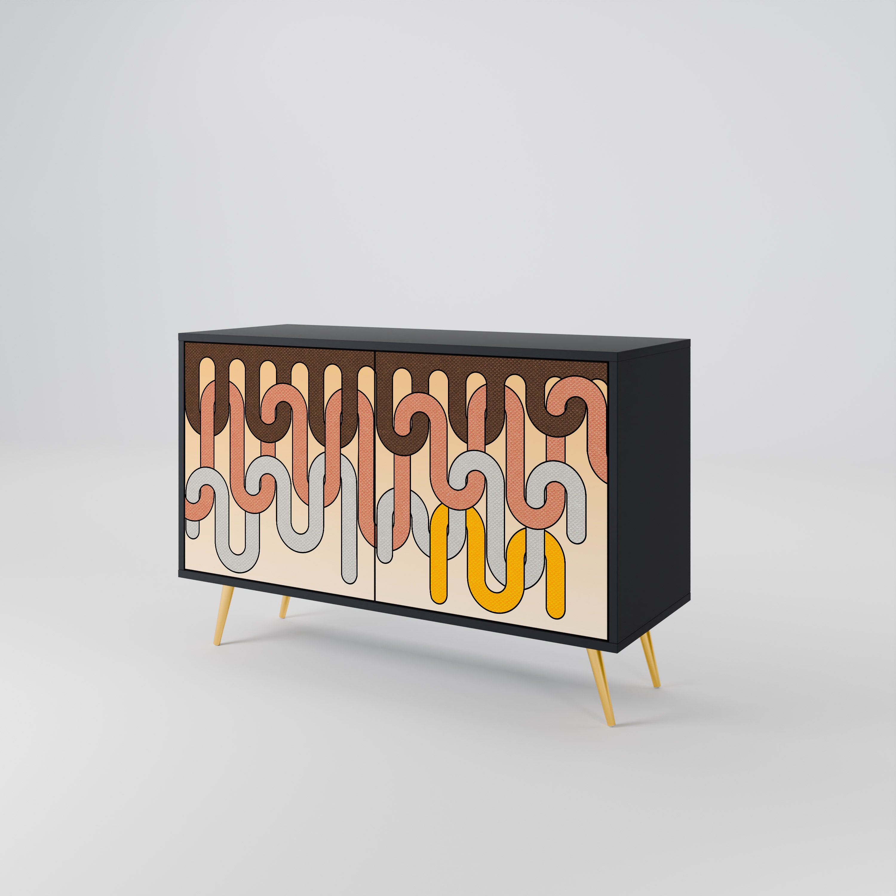 COLORFUL STRINGS 2-Door Sideboard