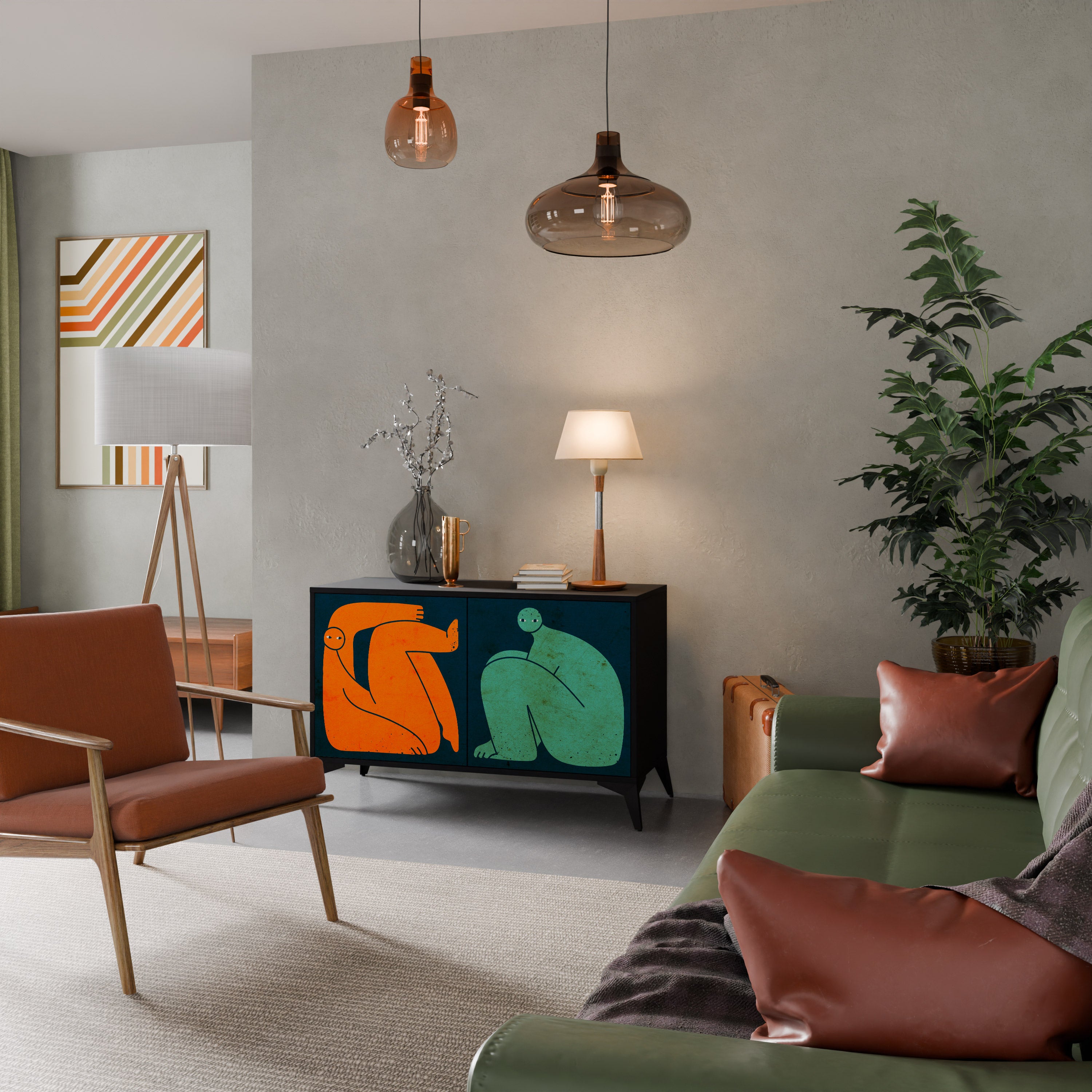 TOGETHER BUT SEPARATELY 2-Door Sideboard