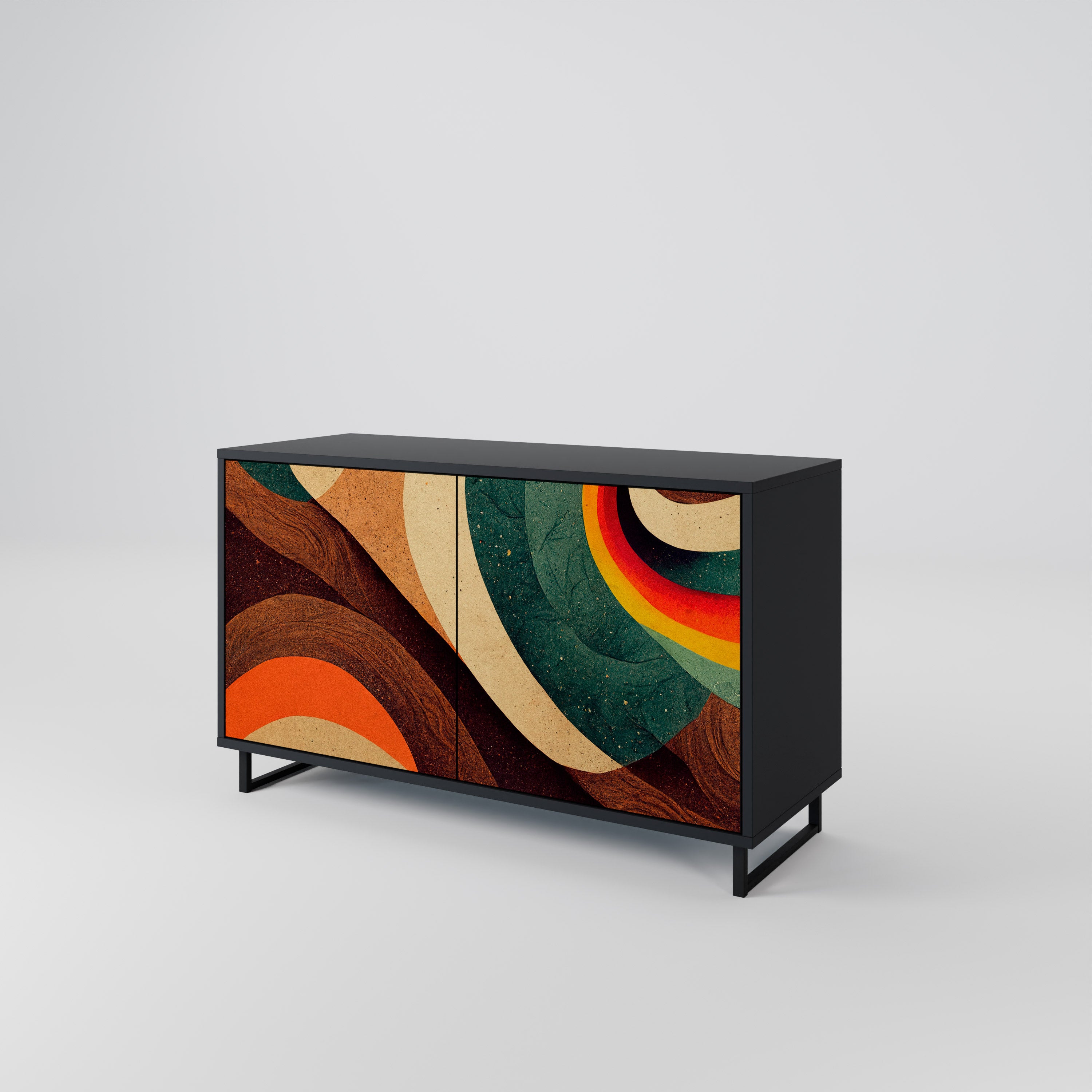 COLORFUL STRANDS 2-Door Sideboard
