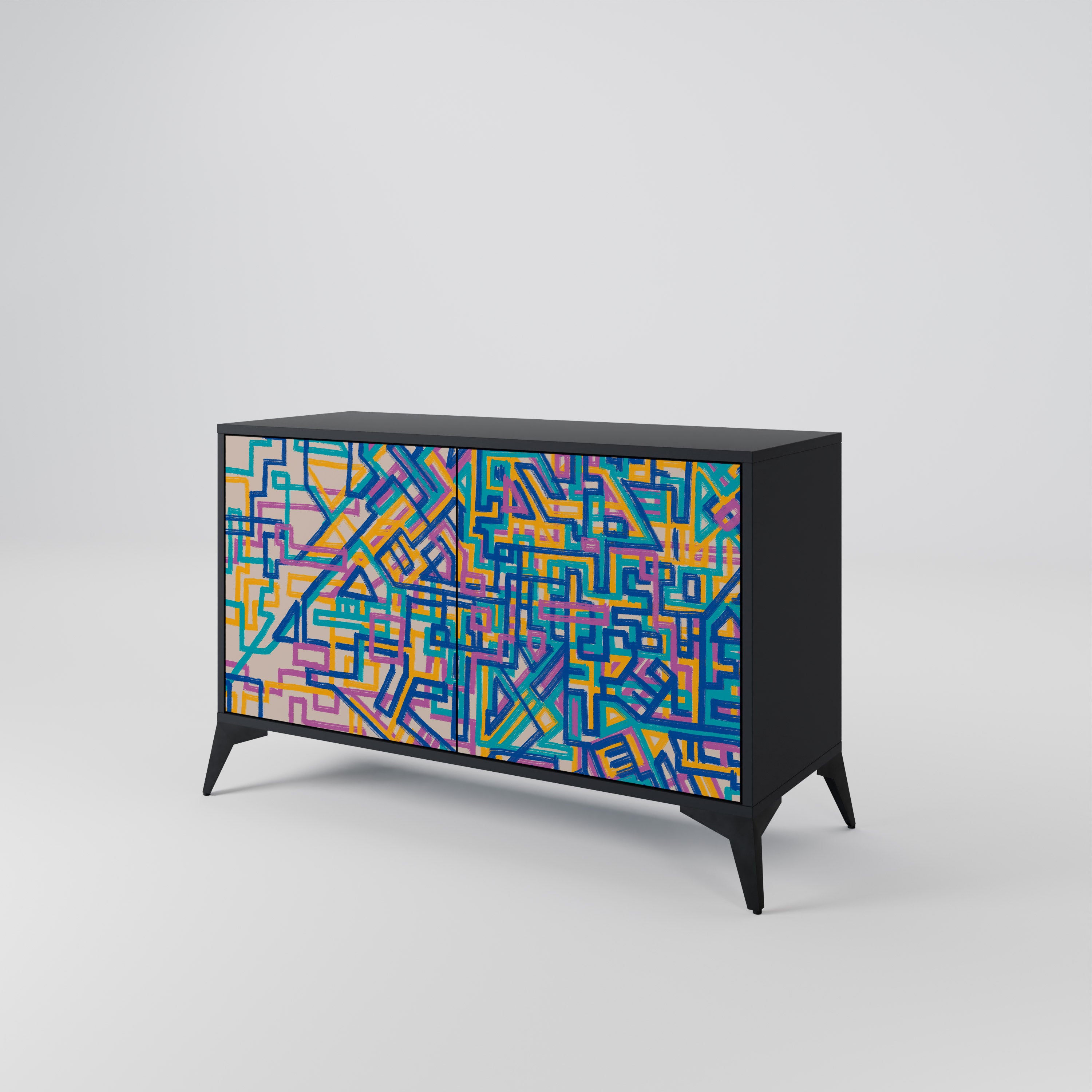 MEMORIES MAP 2-Door Sideboard