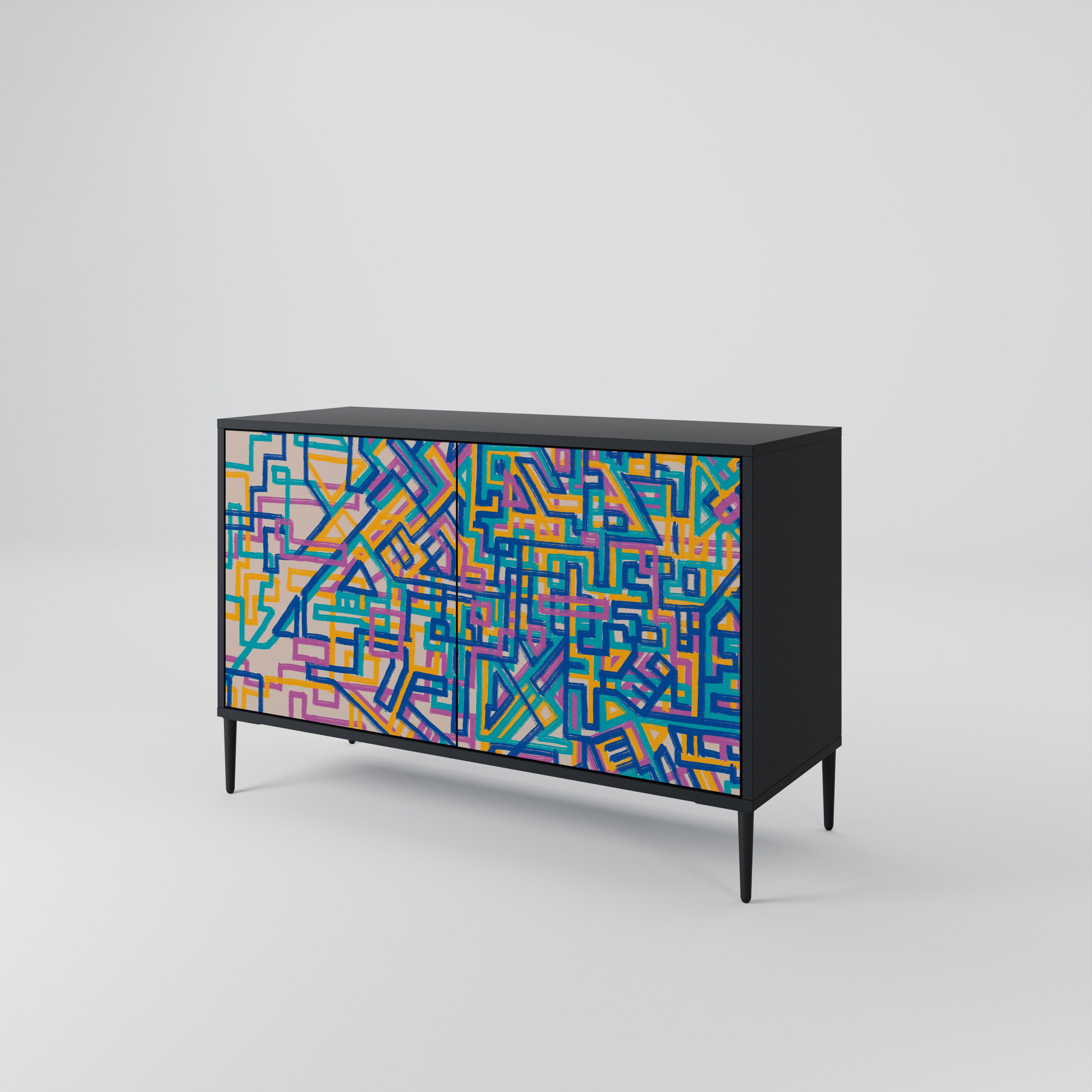 MEMORIES MAP 2-Door Sideboard
