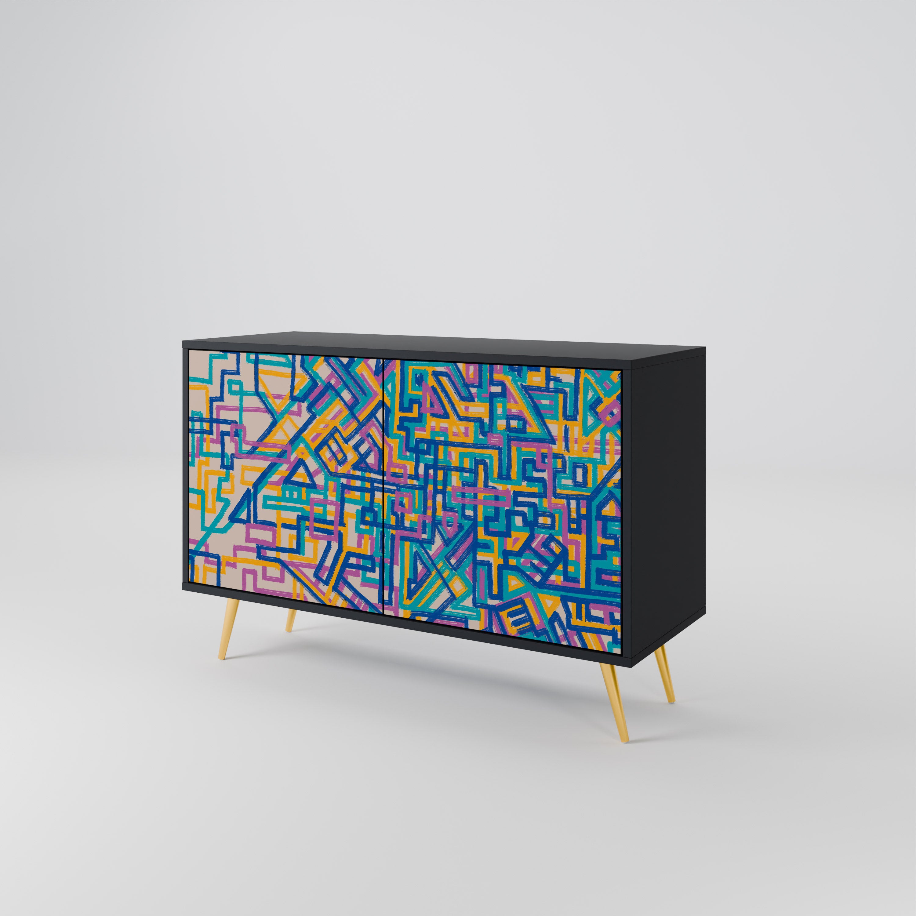 MEMORIES MAP 2-Door Sideboard