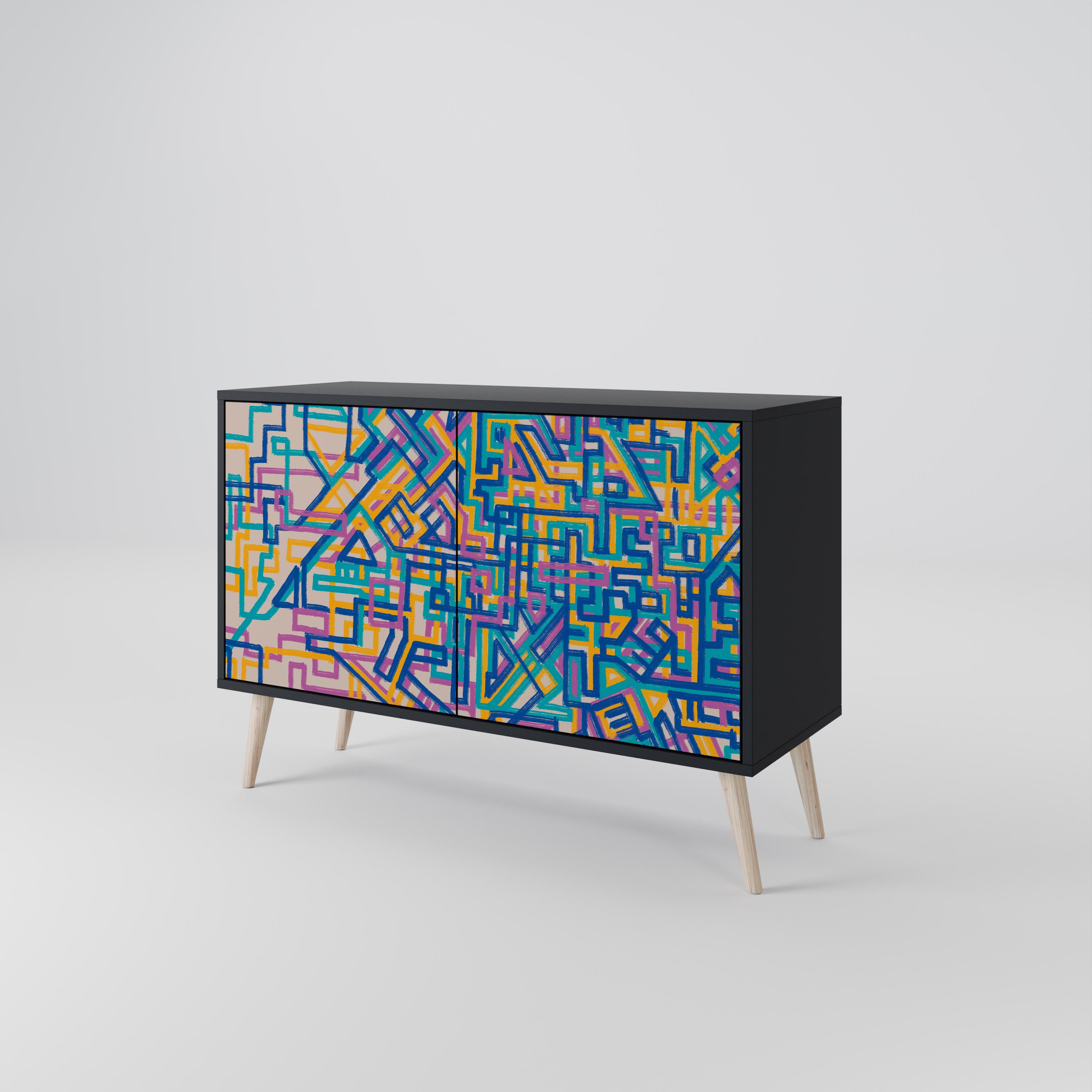MEMORIES MAP 2-Door Sideboard