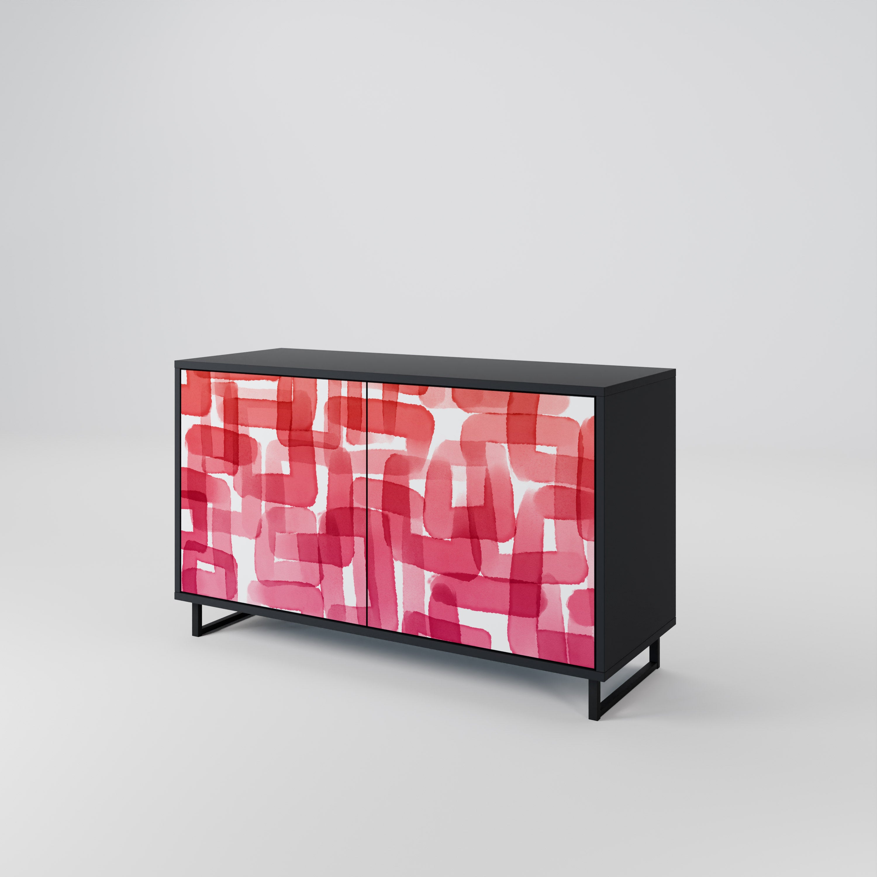 KALEIDOSCOPIC CUBISM 2-Door Sideboard