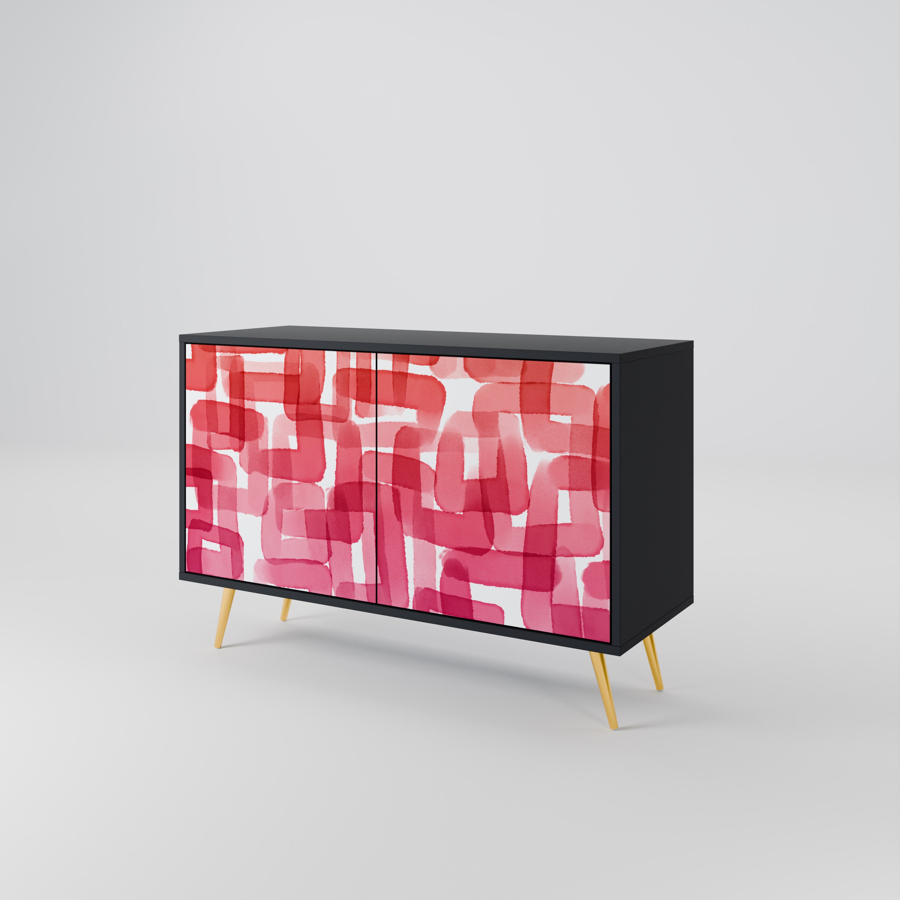KALEIDOSCOPIC CUBISM 2-Door Sideboard