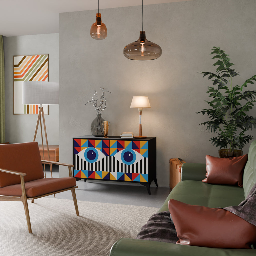 ABSTRACTION AND GEOMETRY 2-Door Sideboard