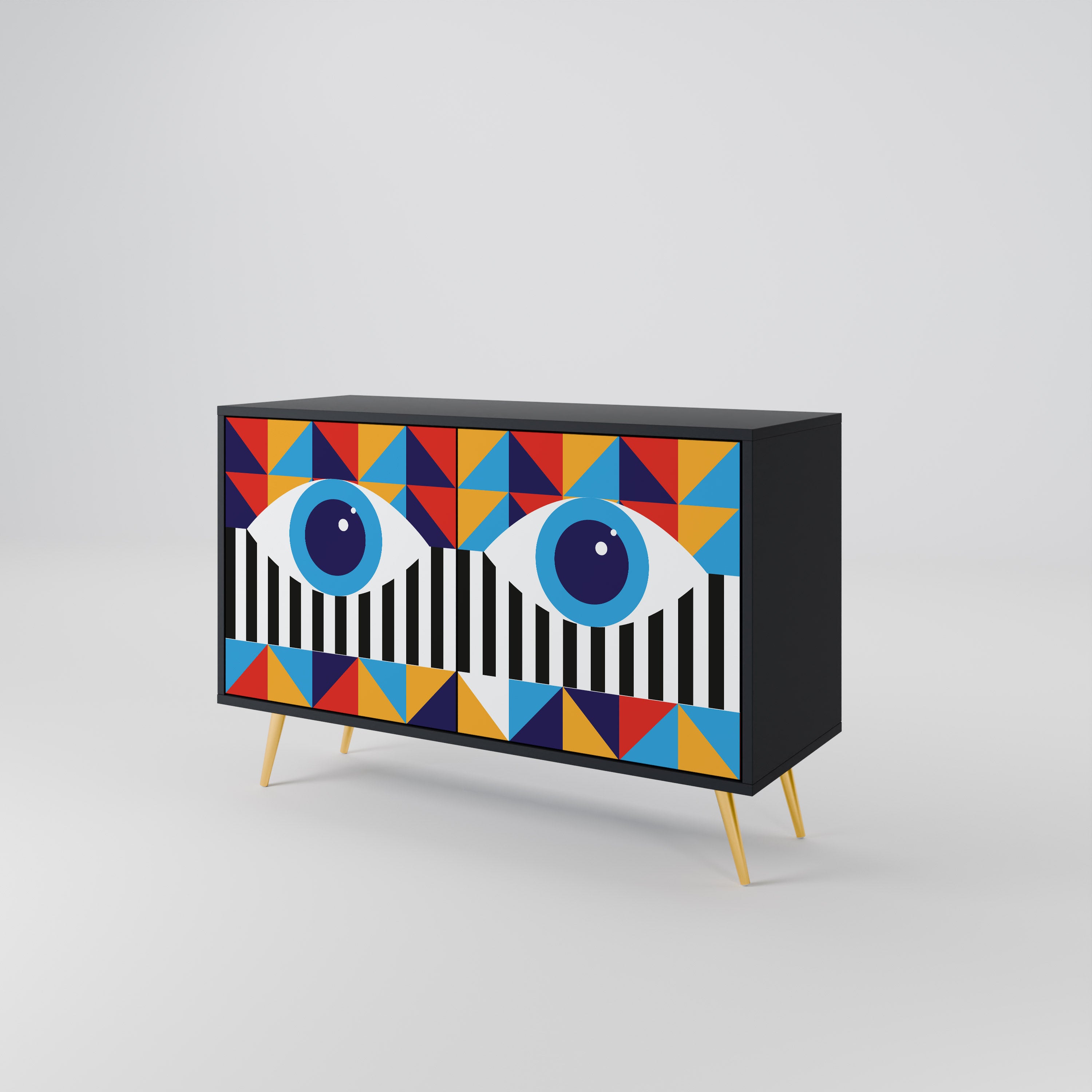 ABSTRACTION AND GEOMETRY 2-Door Sideboard