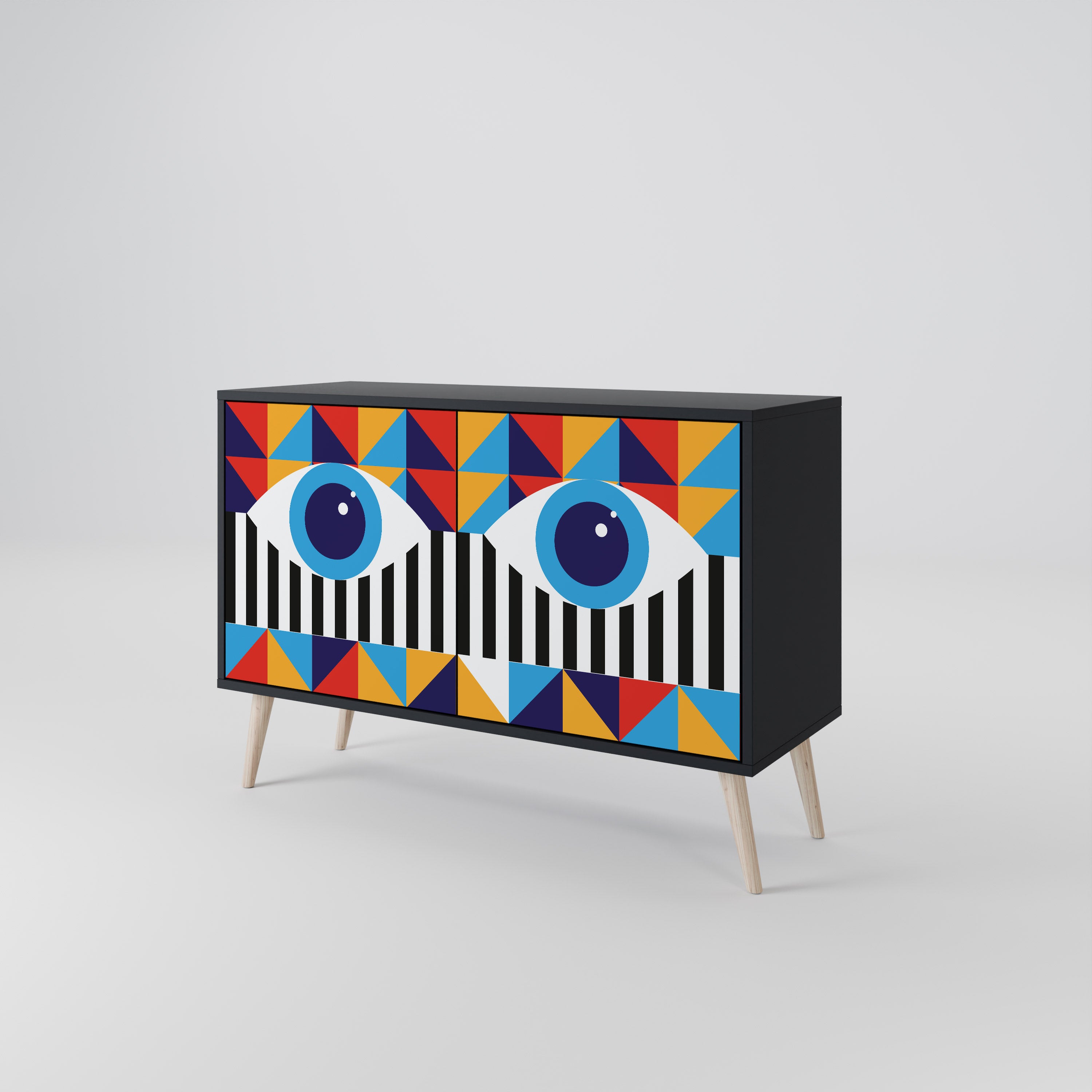 ABSTRACTION AND GEOMETRY 2-Door Sideboard