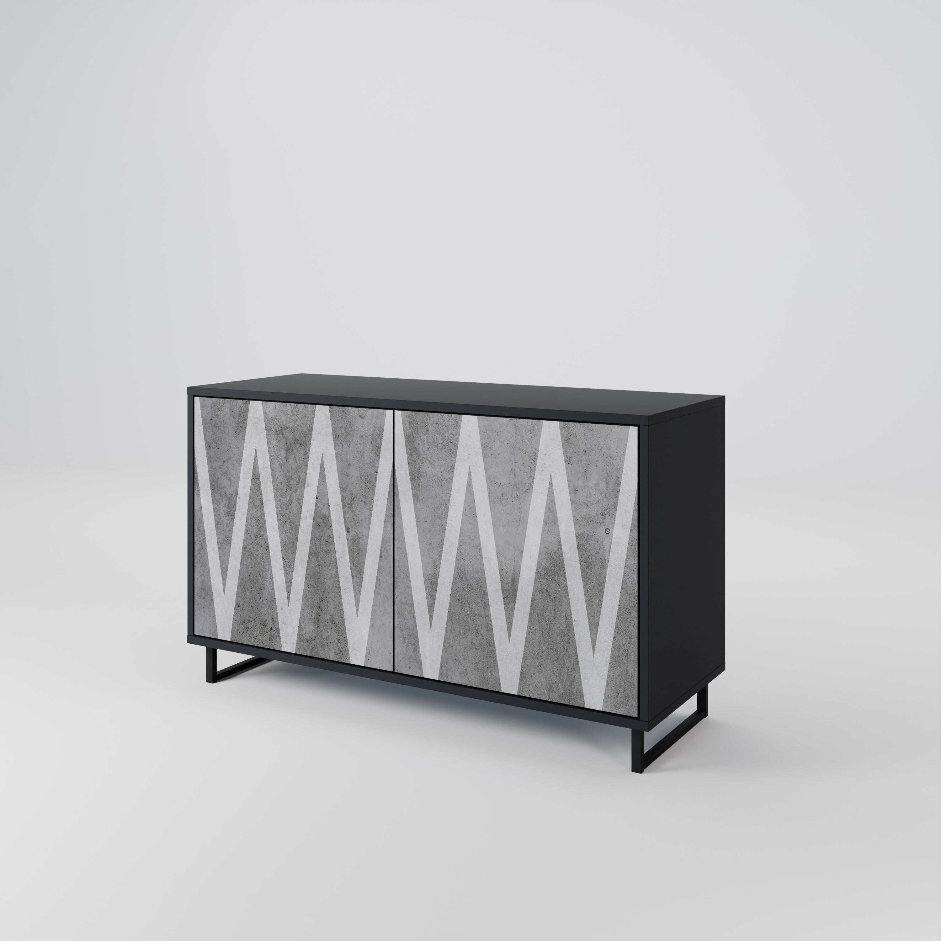 SOLID ZIG ZAG 2-Door Sideboard