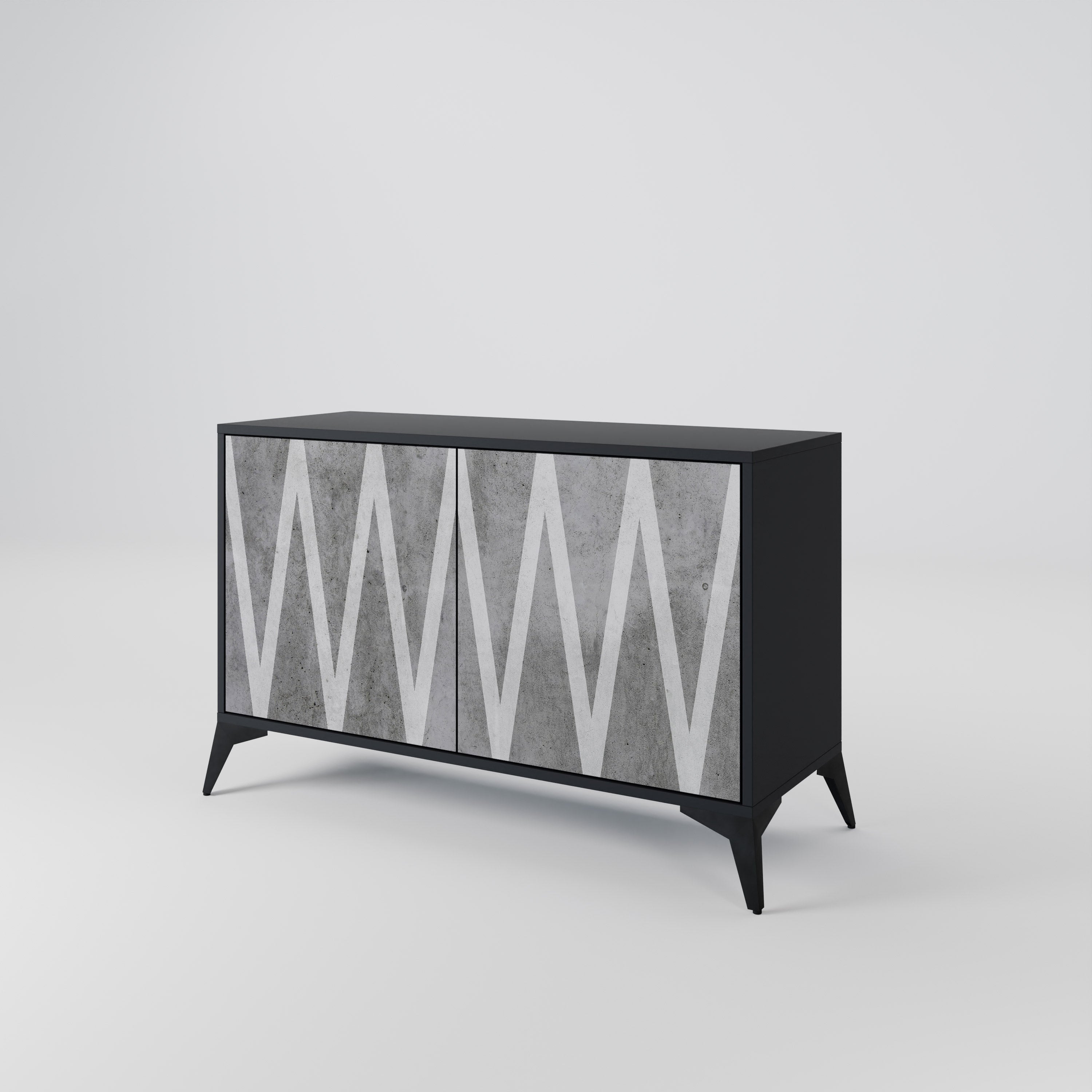 SOLID ZIG ZAG 2-Door Sideboard