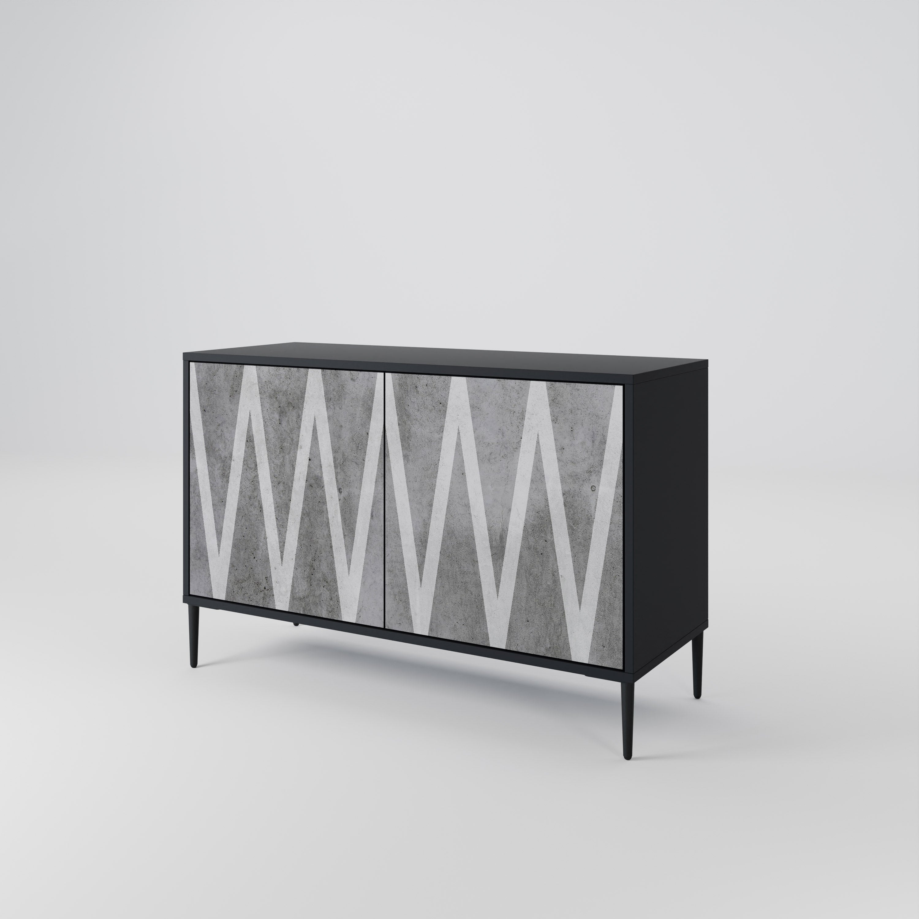 SOLID ZIG ZAG 2-Door Sideboard