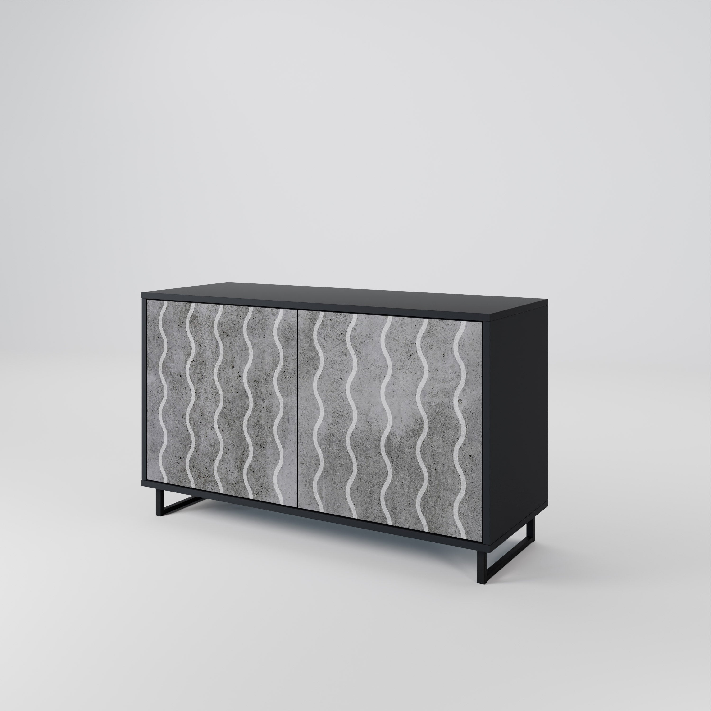 WAVES OF CONCRETE 2-Door Sideboard