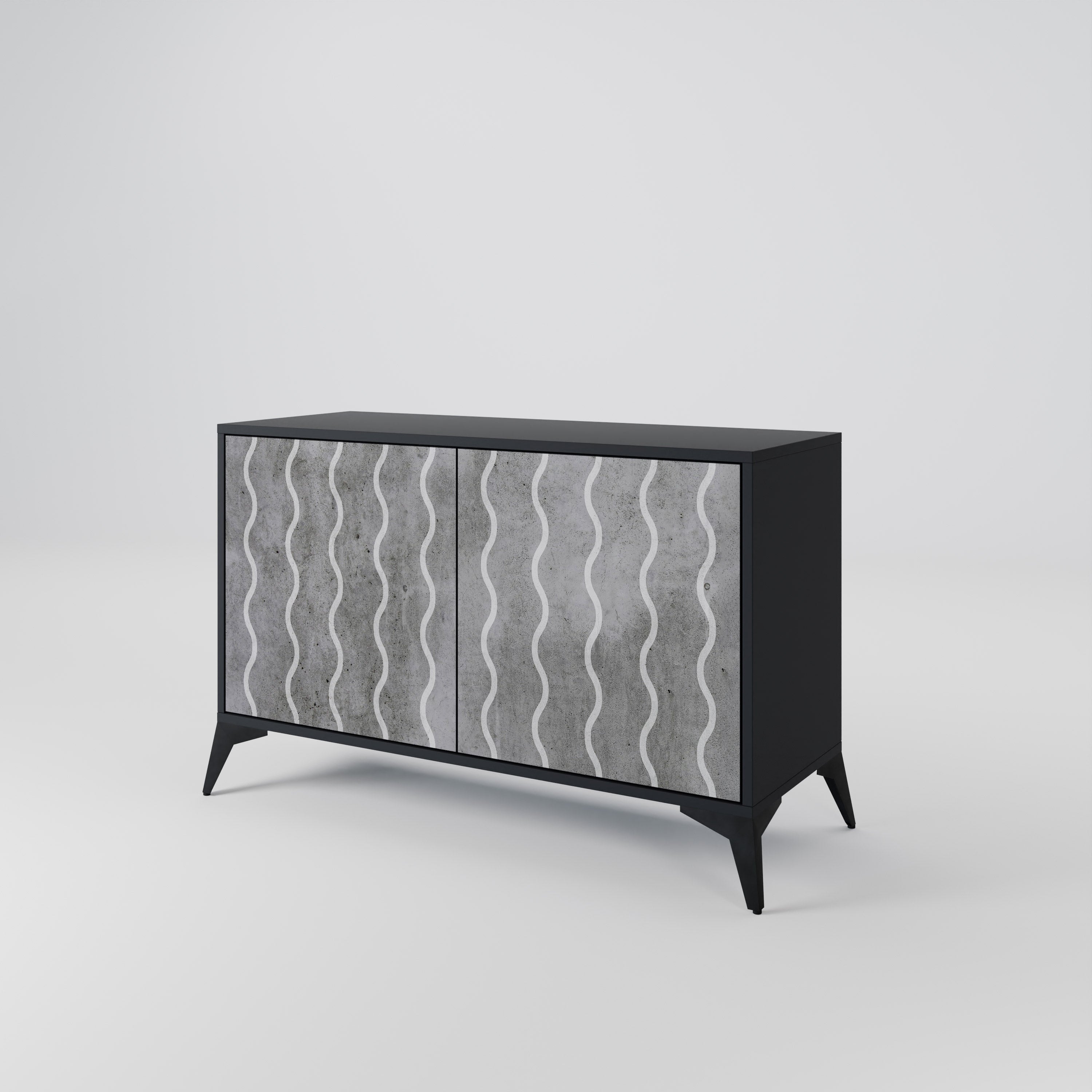 WAVES OF CONCRETE 2-Door Sideboard