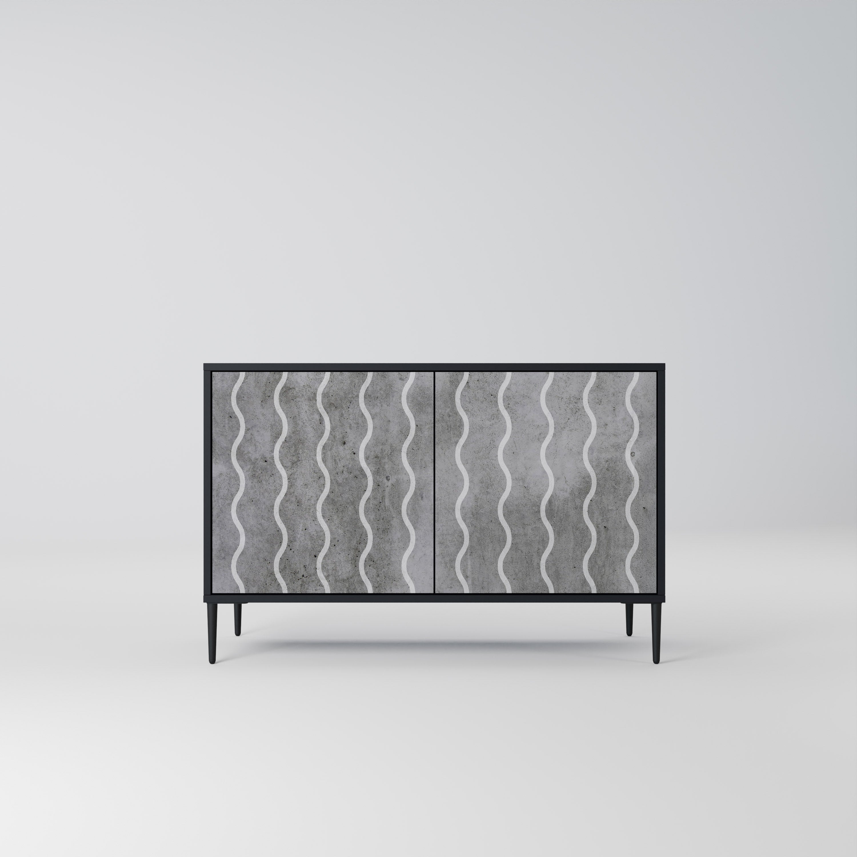 WAVES OF CONCRETE 2-Door Sideboard